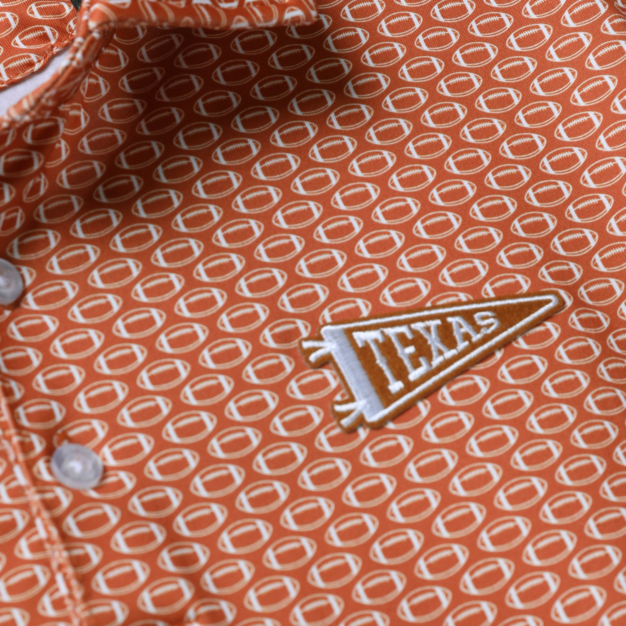 Antigua Texas Longhorns Huddle Pennant Polo