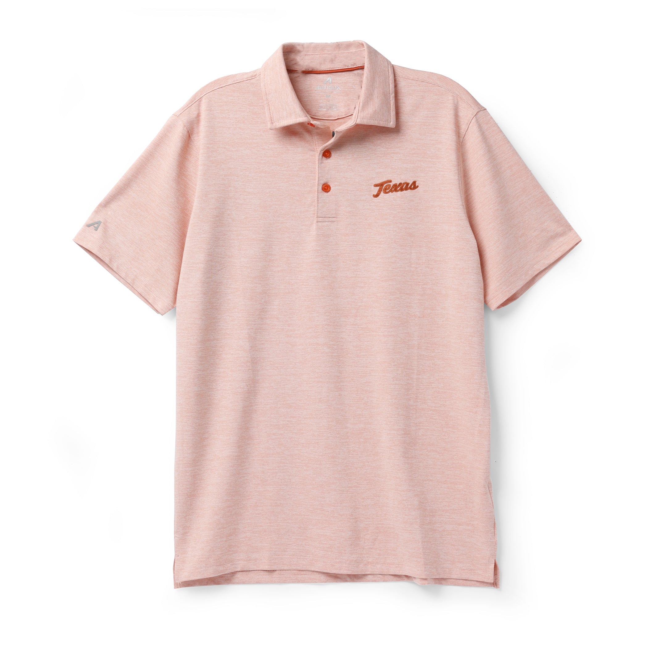 Antigua Texas Longhorns Endless Script Polo