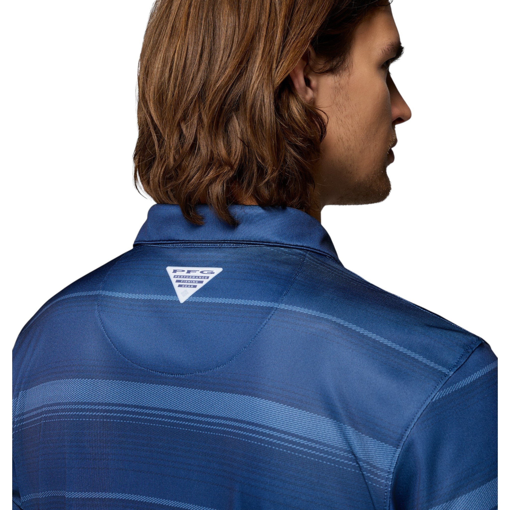 Columbia Texas Longhorns Super Terminal Striped Polo