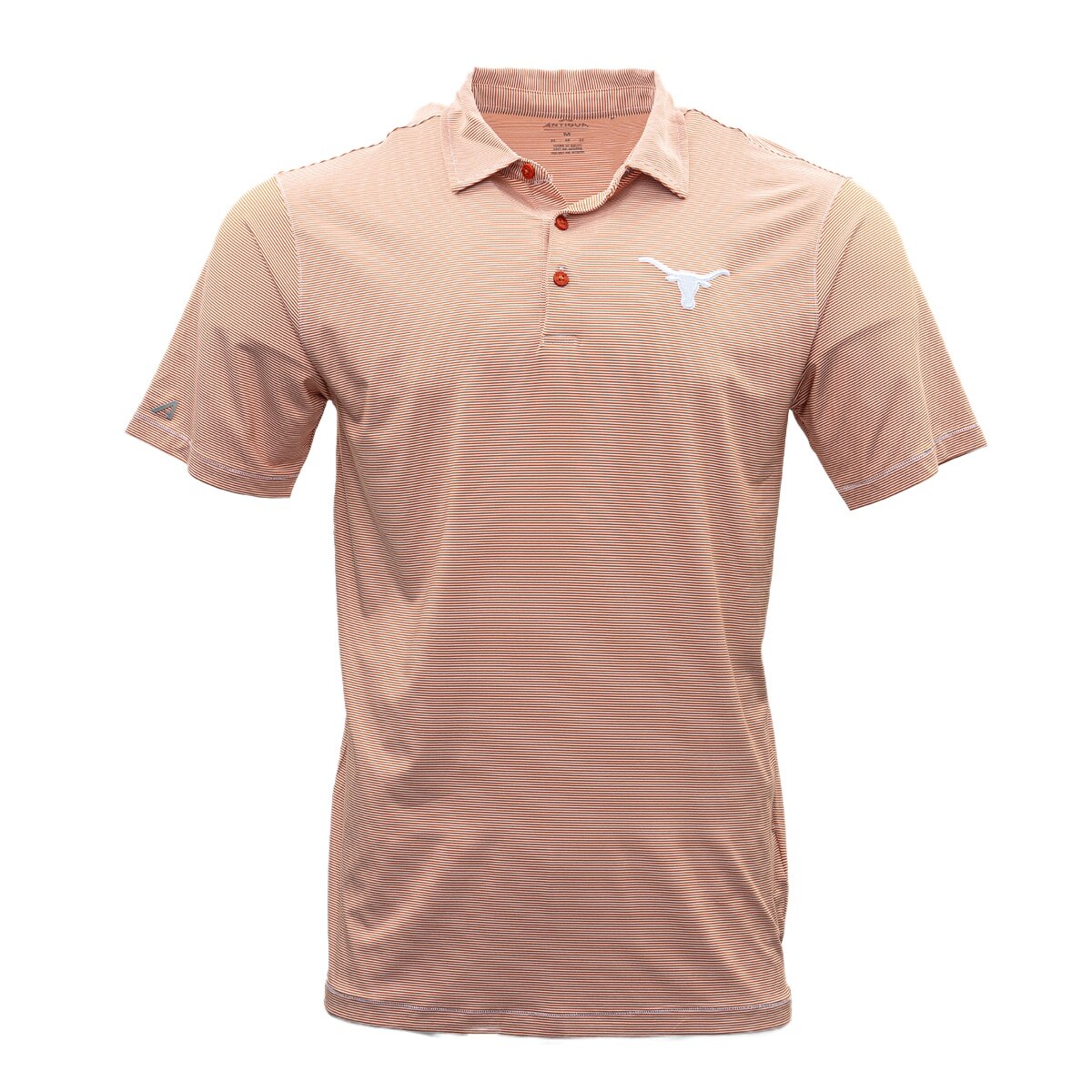 Antigua Texas Longhorns Twine Mini Stripe Polo