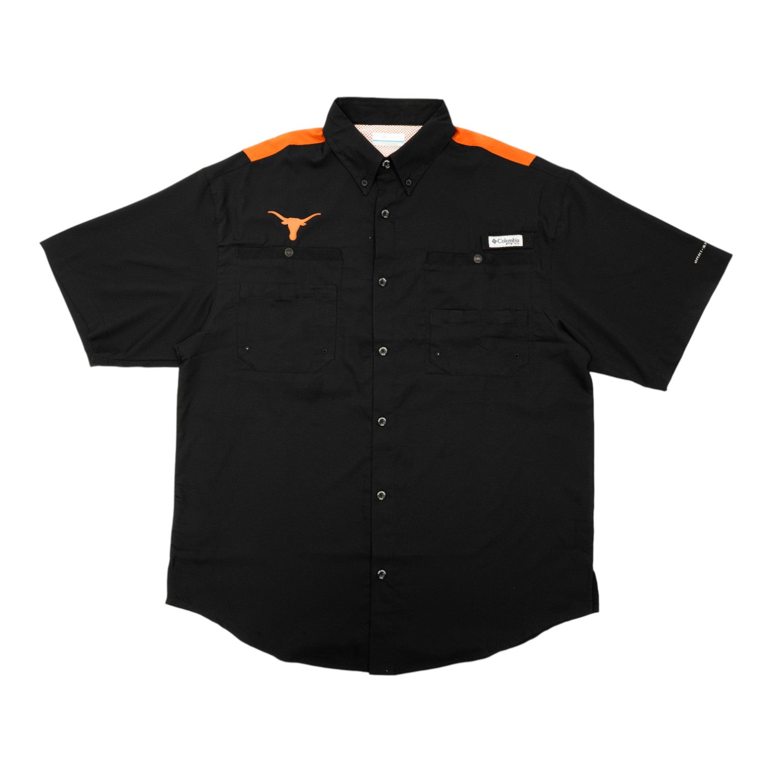 Columbia Texas Longhorns Short Sleeve Colorblock Tamiami