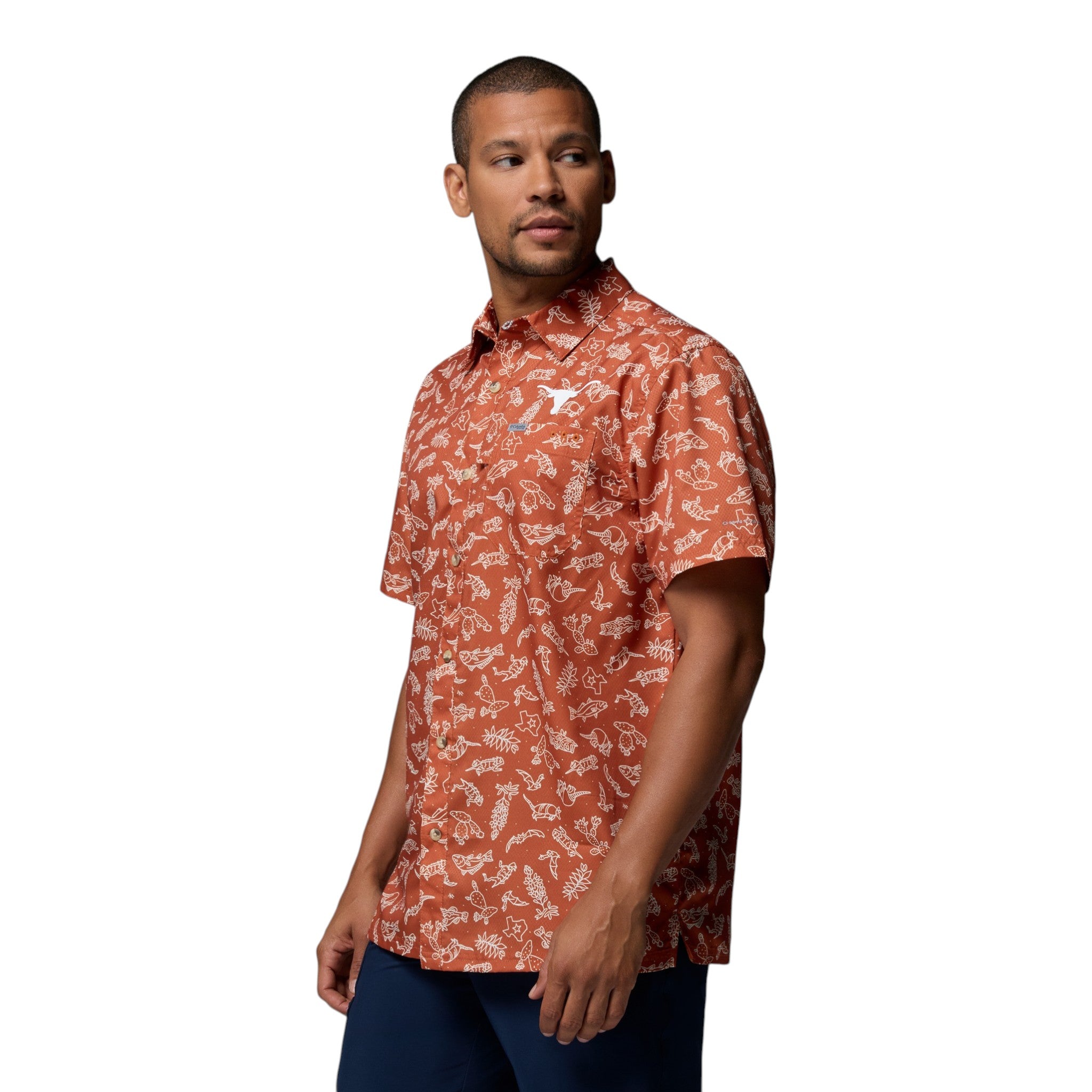 Columbia Texas Longhorns Slack Tide Shirt