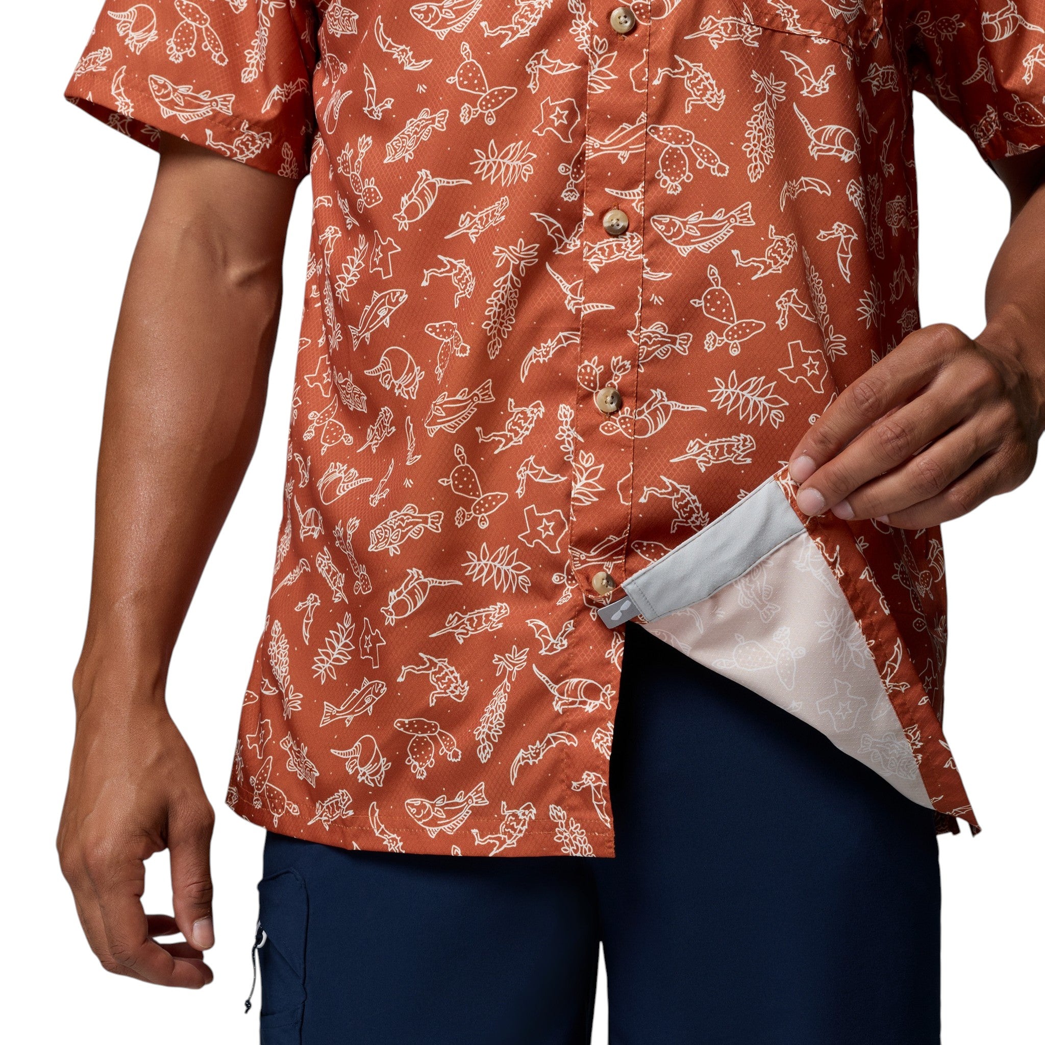 Columbia Texas Longhorns Slack Tide Shirt