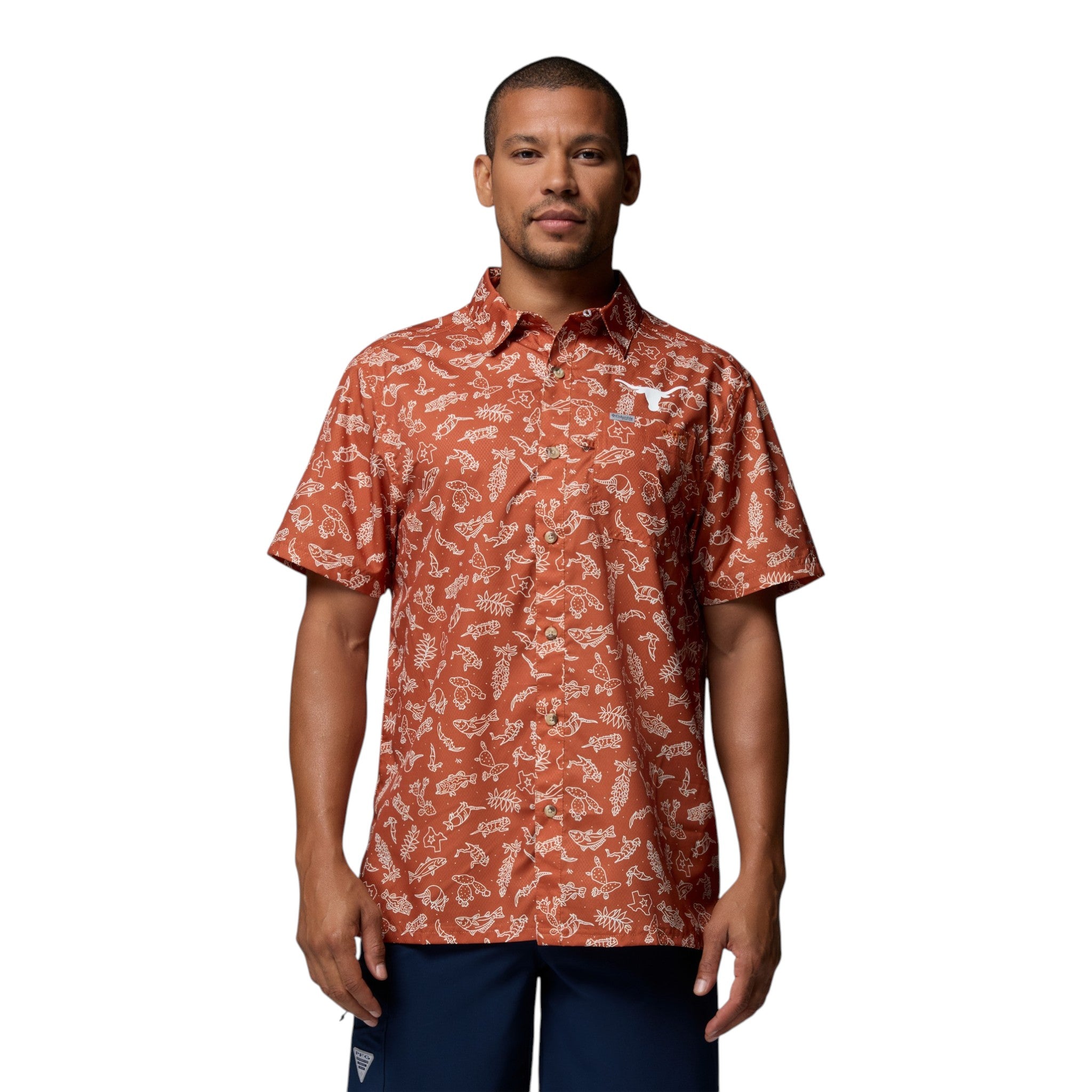Columbia Texas Longhorns Slack Tide Shirt