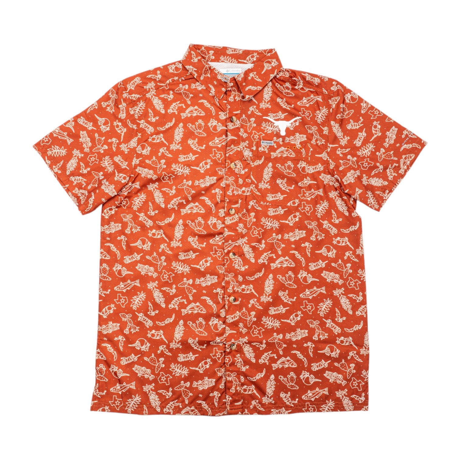 Columbia Texas Longhorns Slack Tide Shirt