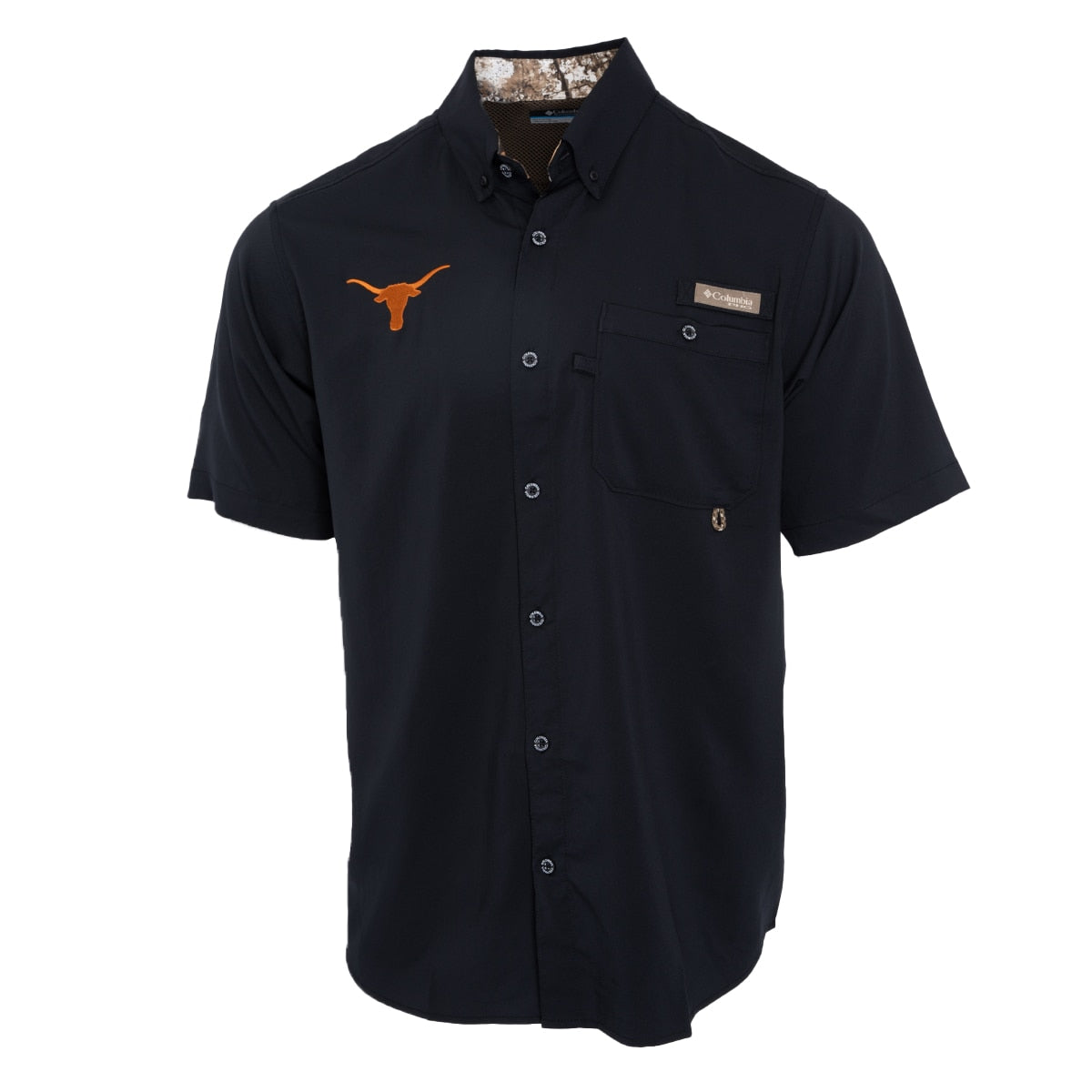 Columbia Texas Longhorns Bucktail Woven Shirt