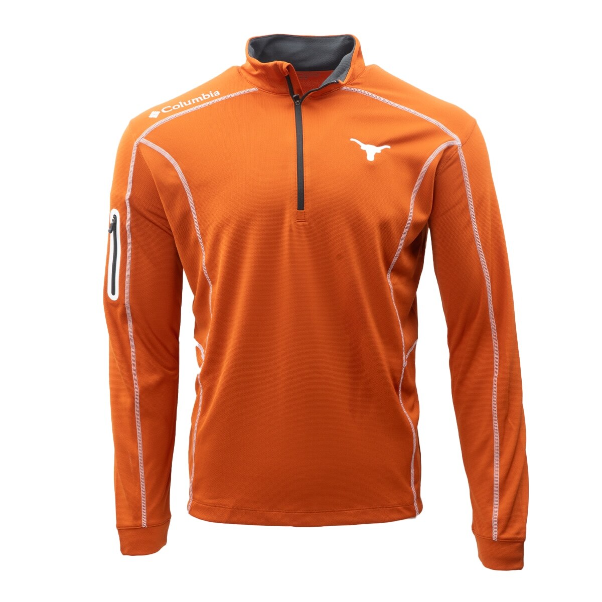 Columbia Texas Longhorns Bevo Shotgun Quarter Zip