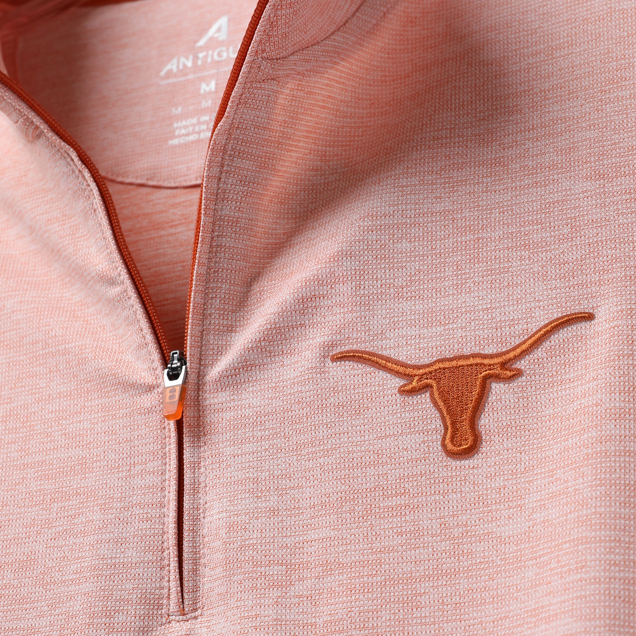 Antigua Texas Longhorns Endless Quarter-Zip Top