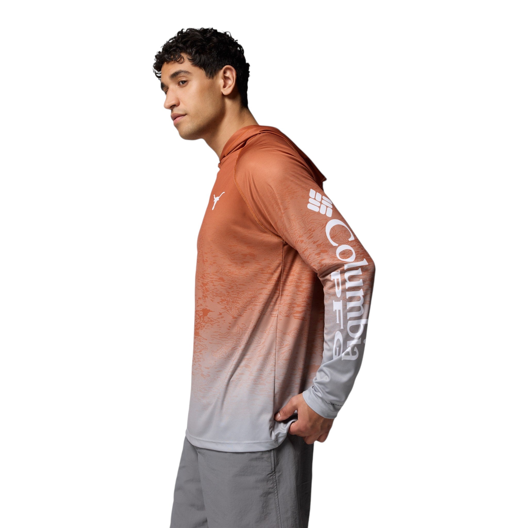 Columbia Texas Longhorns Super Terminal Tackle Hoodie Top