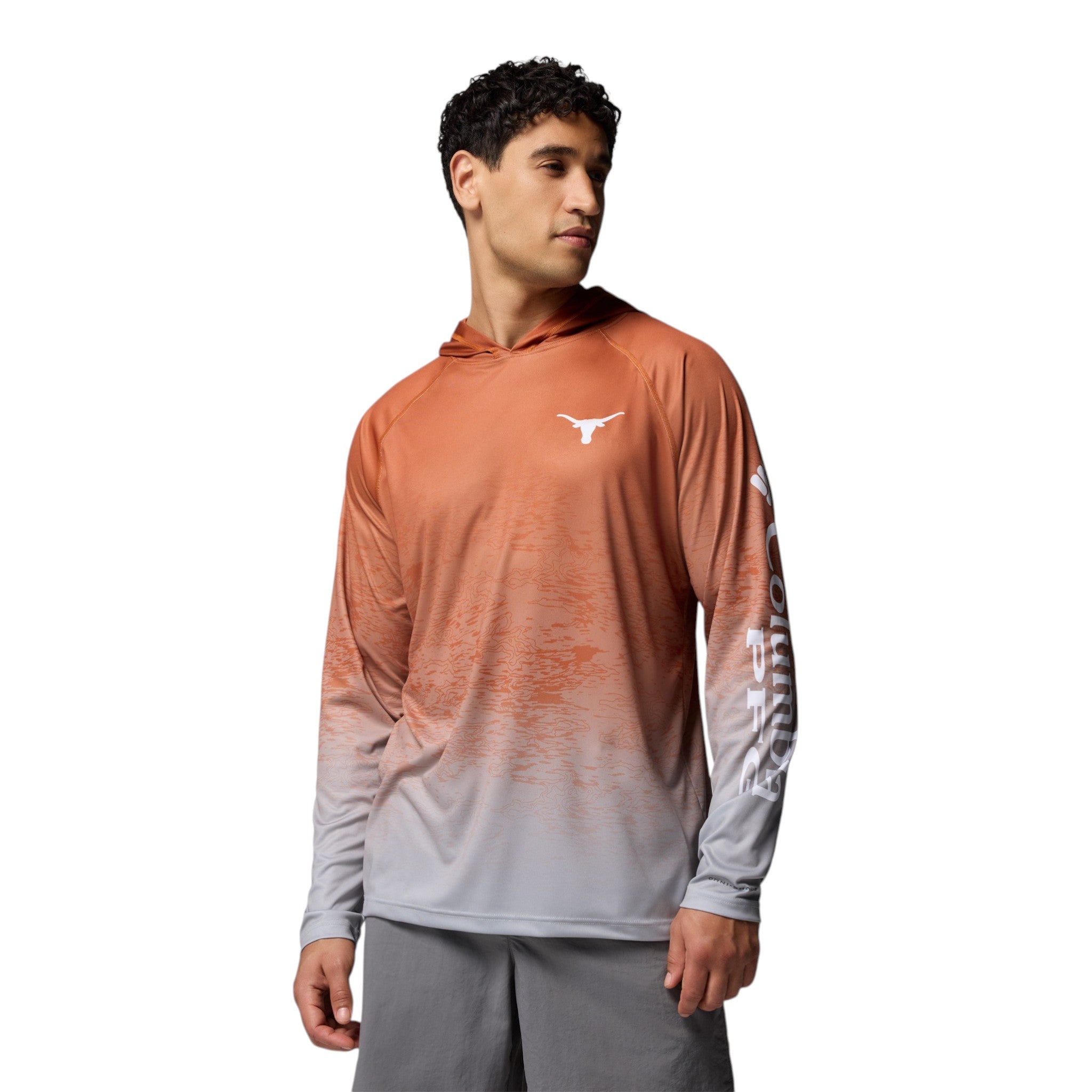Columbia Texas Longhorns Super Terminal Tackle Hoodie Top