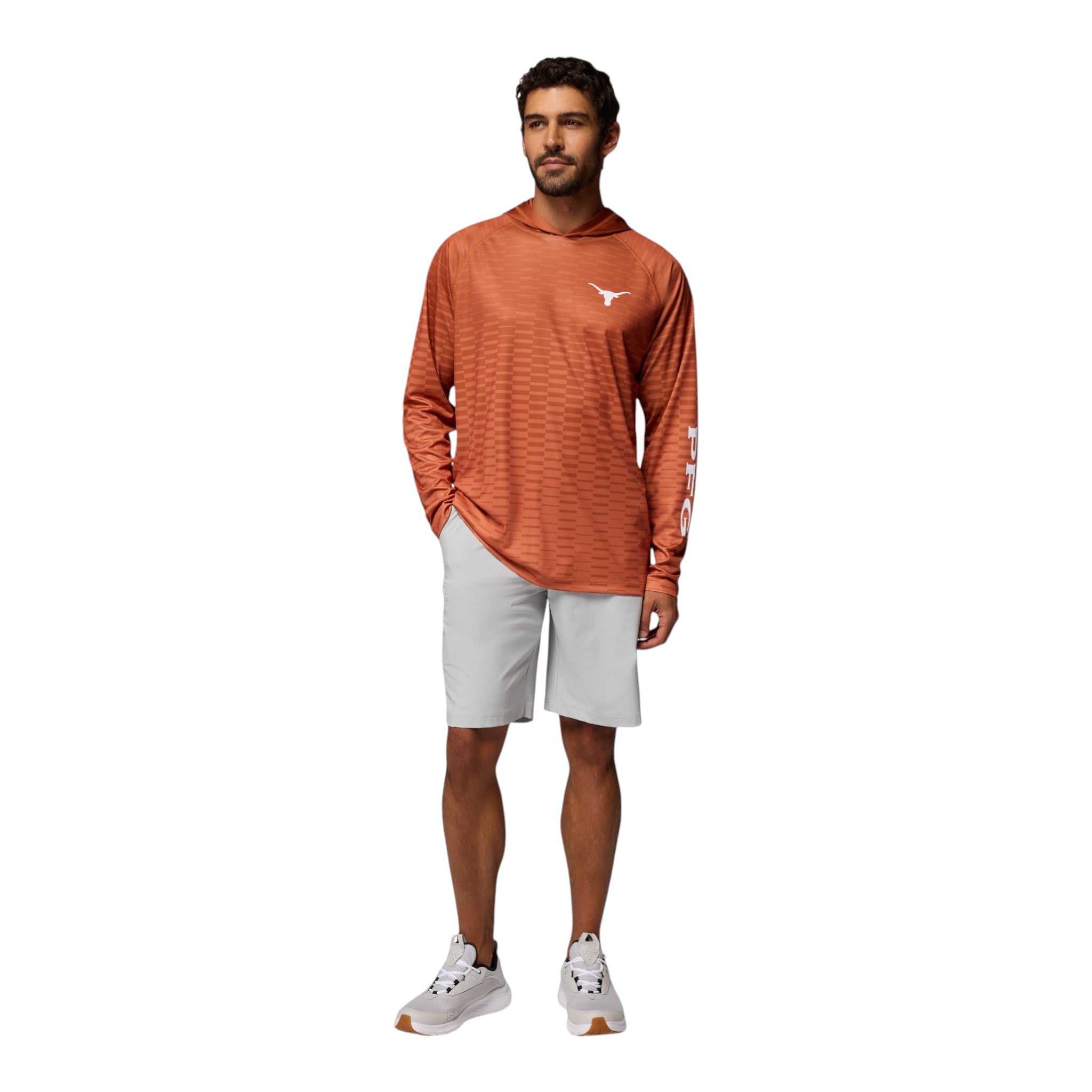 Columbia Texas Longhorns Super Terminal Tackle Lined Hoodie Top