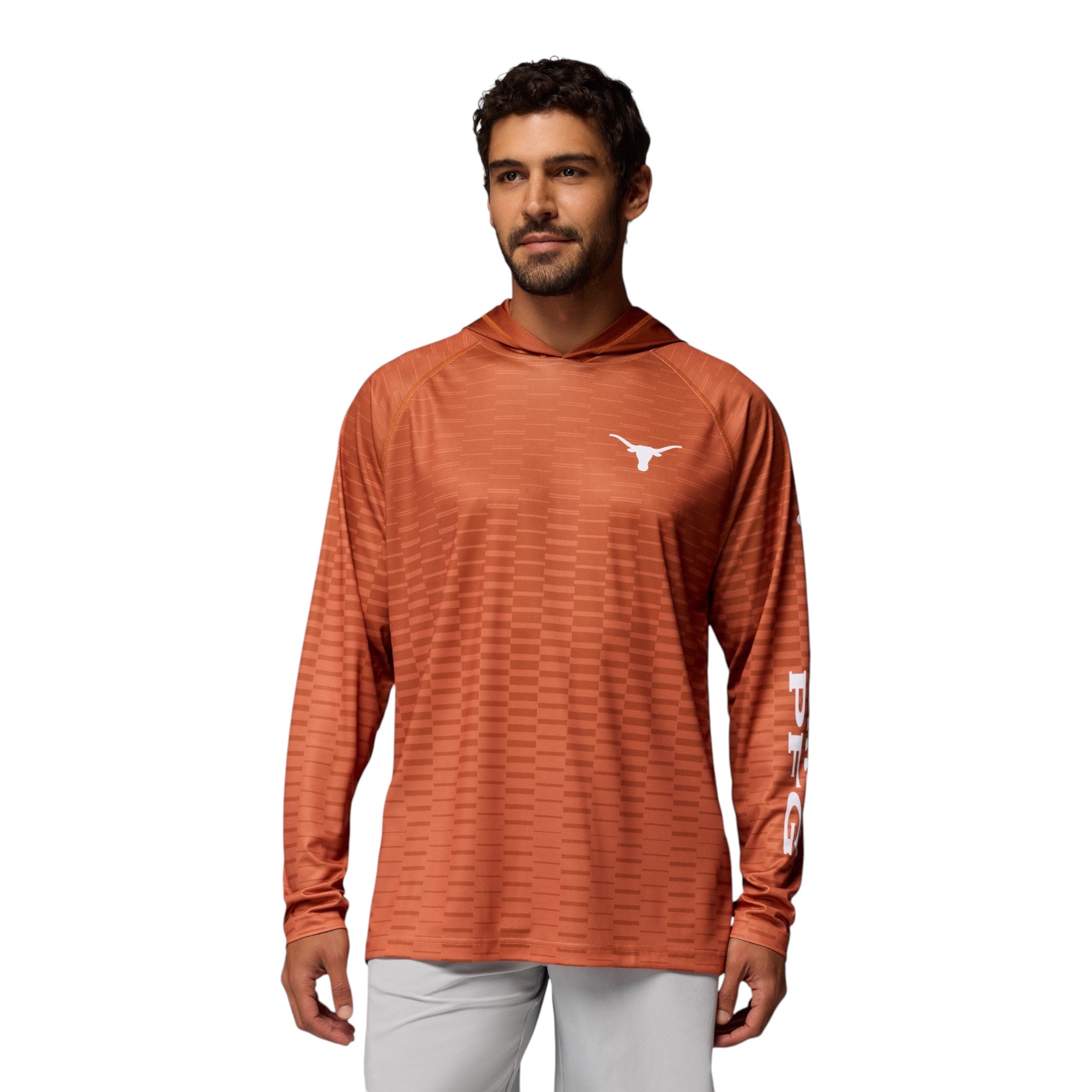 Columbia Texas Longhorns Super Terminal Tackle Lined Hoodie Top