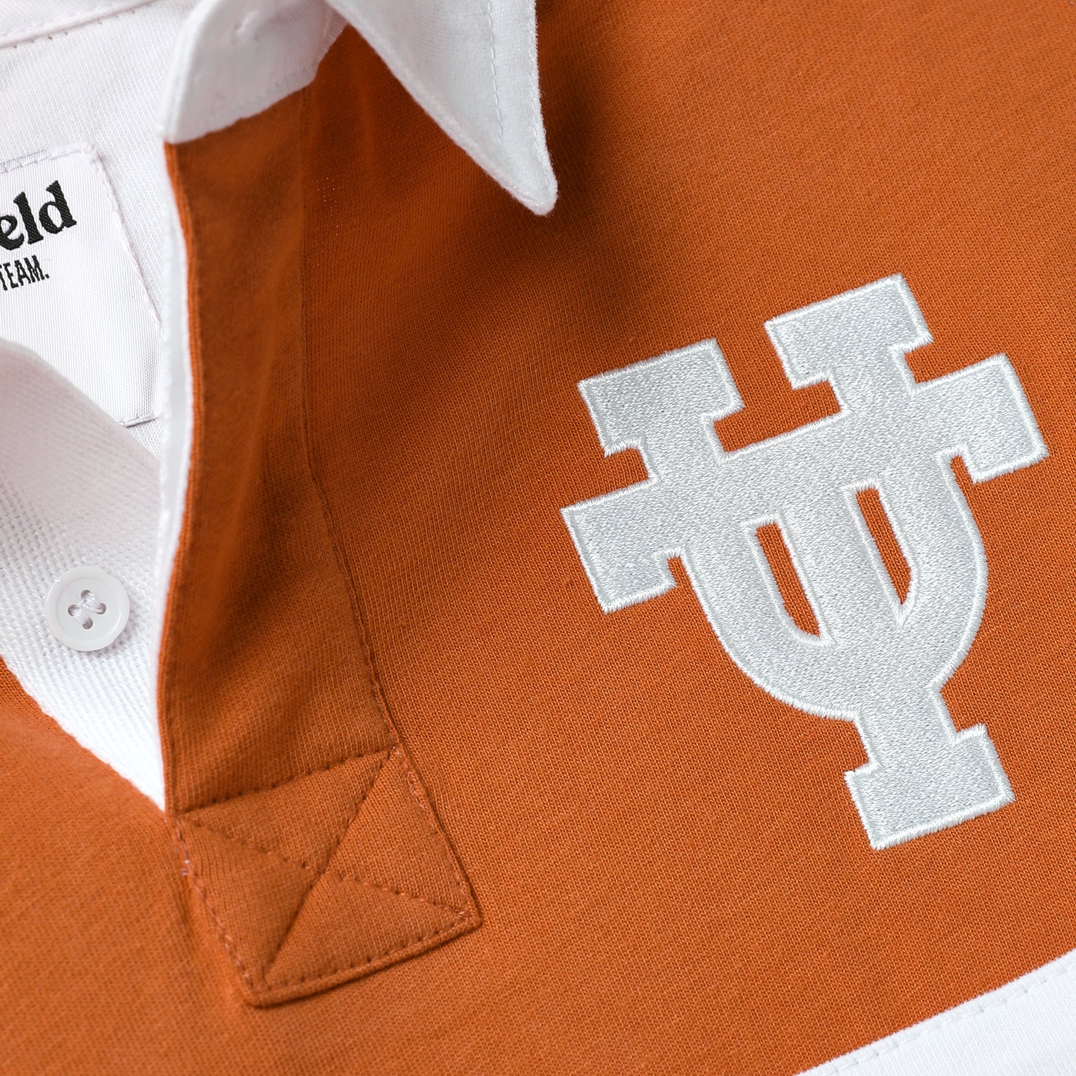 Homefield Texas Longhorns Premium UT Interlock Rugby Top