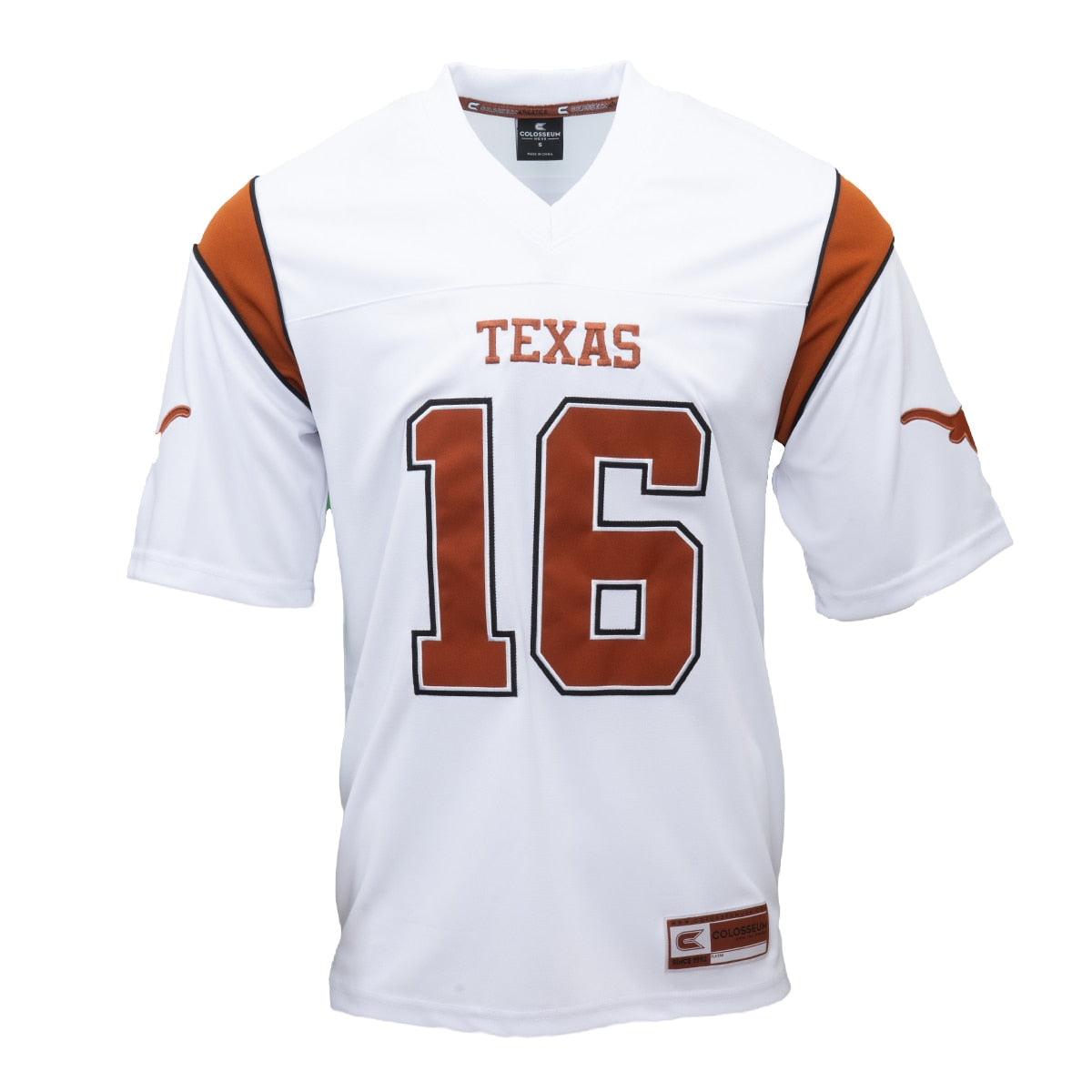 Texas Longhorns NIL Arch Manning 16 White Football Jersey