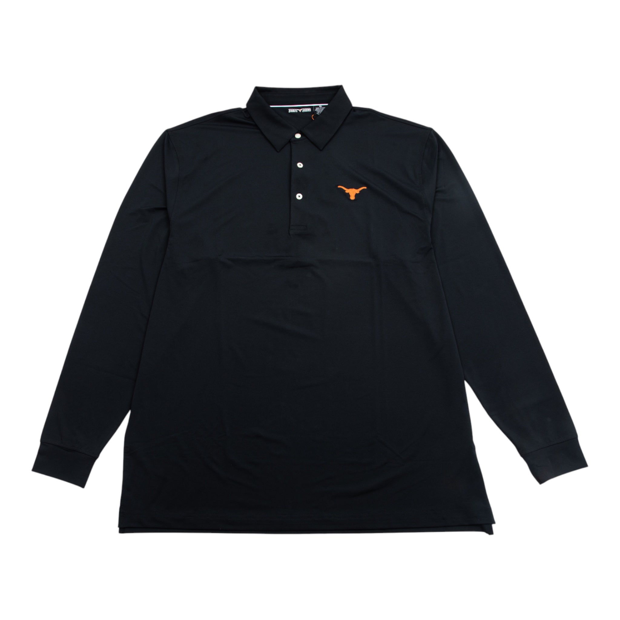 Forty Acres Texas Longhorns Ecotec Long Sleeve Polo