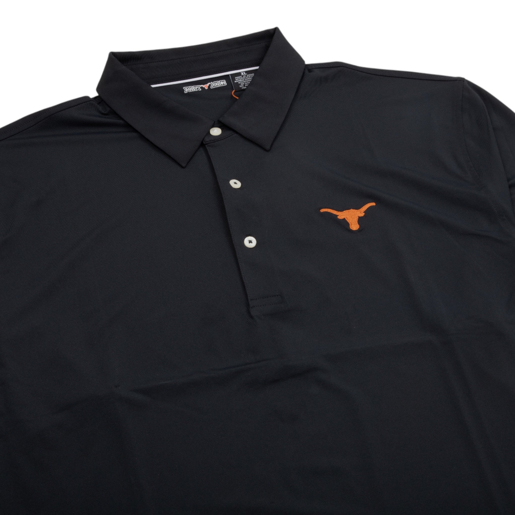 Forty Acres Texas Longhorns Ecotec Long Sleeve Polo