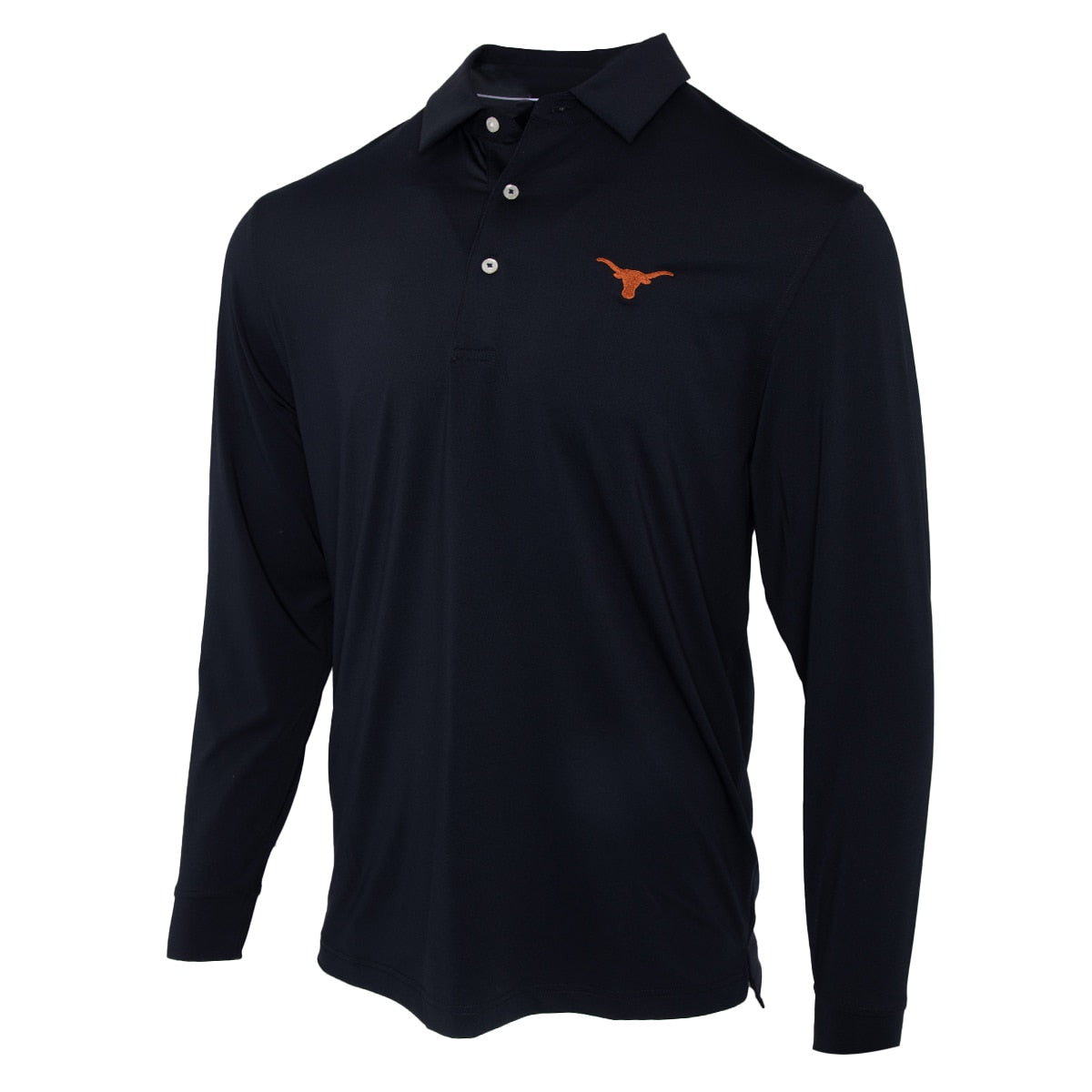 Forty Acres Texas Longhorns Ecotec Long Sleeve Polo