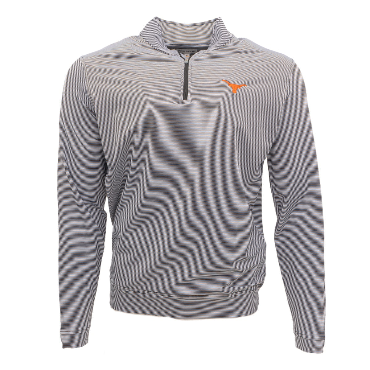 Peter Millar Texas Longhorns Perth Mini-Stripe Quarter Zip