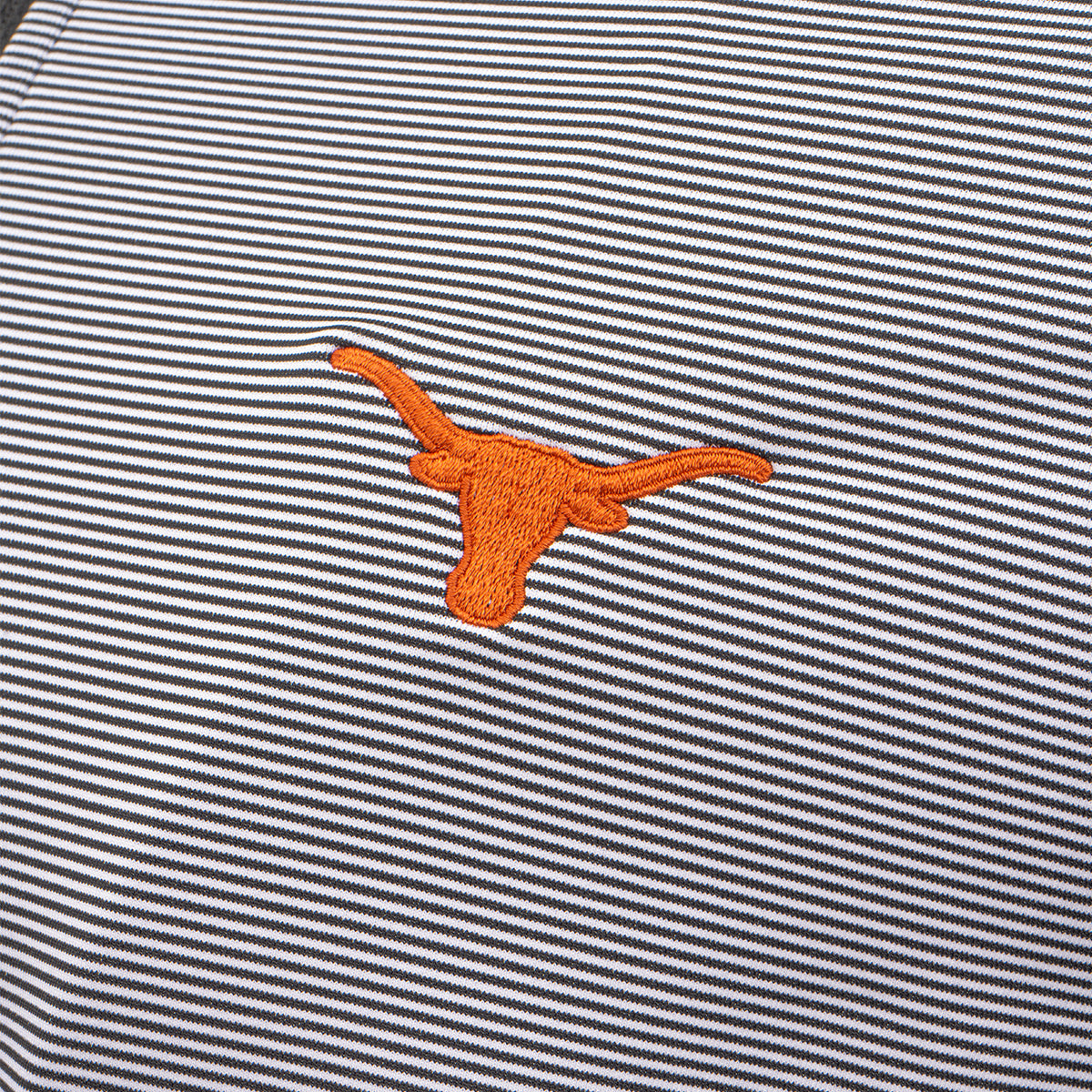 Peter Millar Texas Longhorns Perth Mini-Stripe Quarter Zip