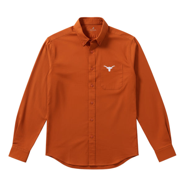 texas longhorn dress shirt Antigua Longhorns Flight Long Sleeve short white summer dress Red and Black Corset Team graphic on printed Size:Child-7