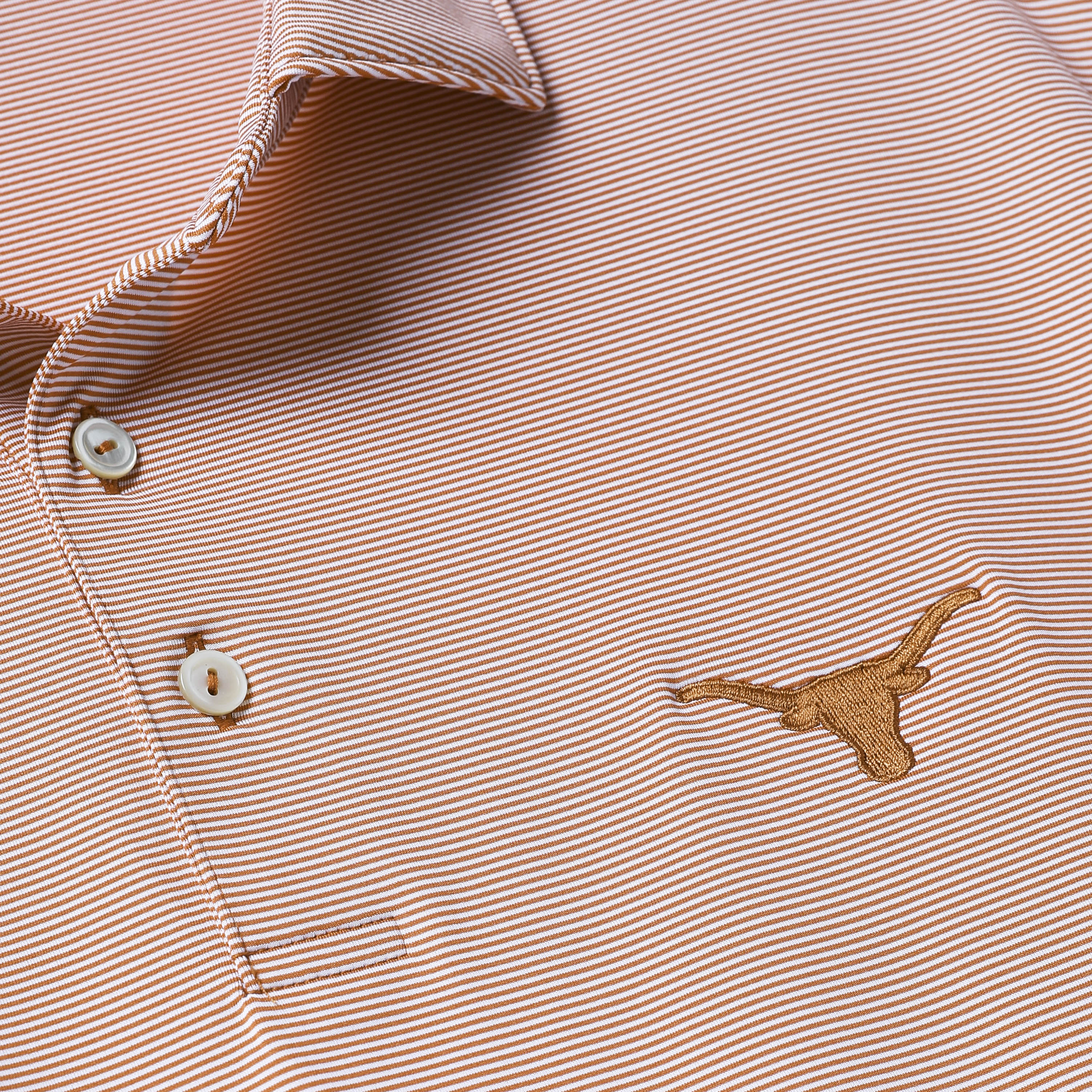 Peter Millar Texas Longhorns Jubilee Stripe Performance Polo