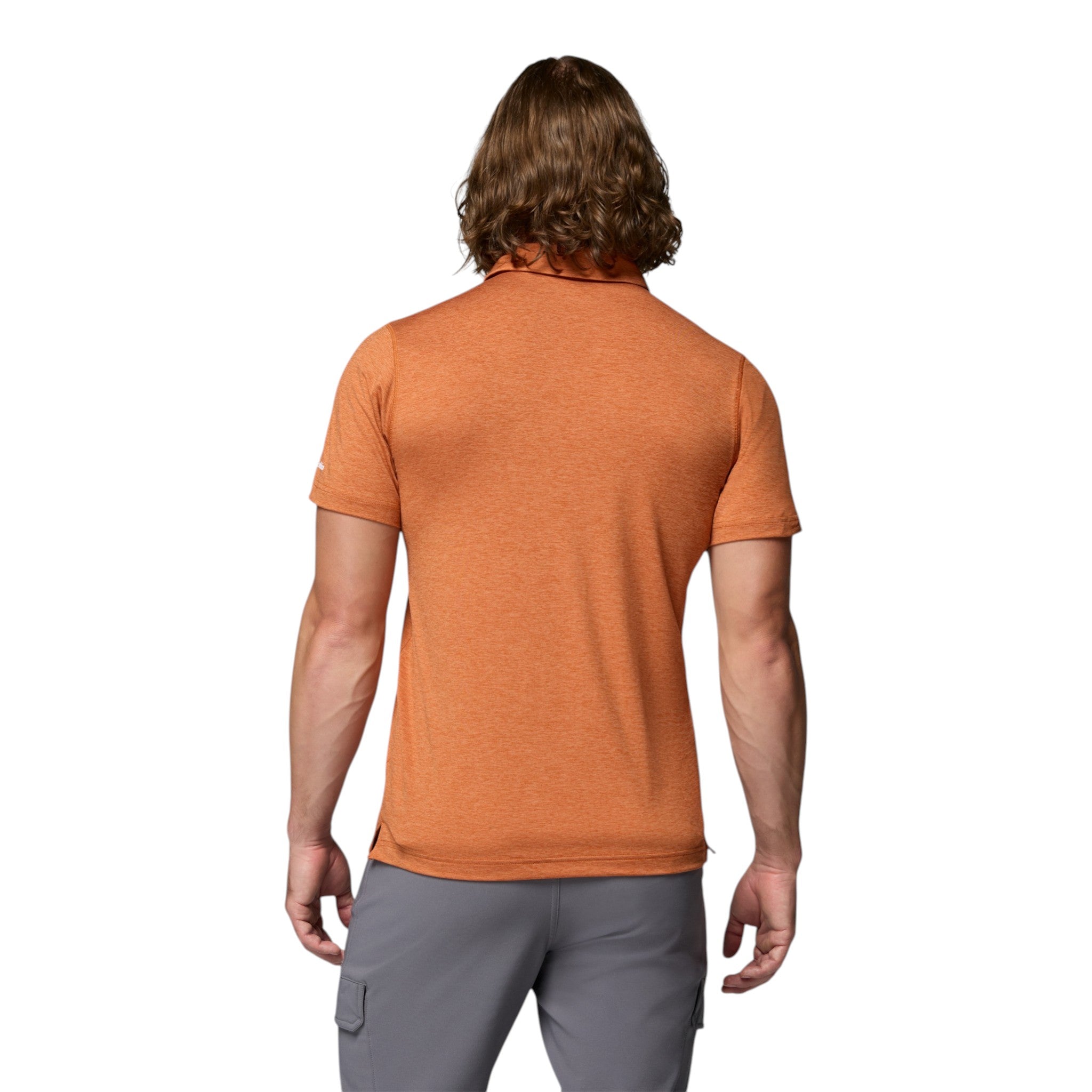 Columbia Texas Longhorns Tech Trail Polo Burnt Orange