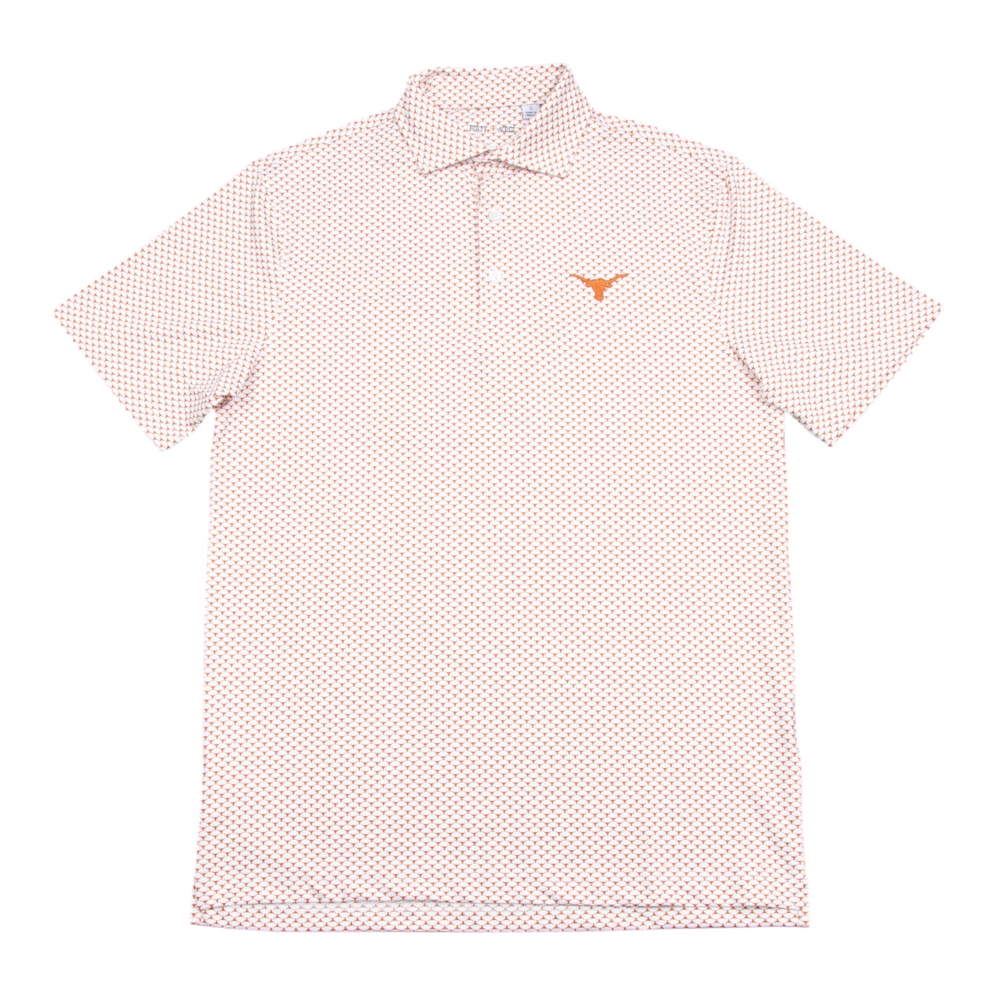 Forty Acres Texas Longhorns AOP Ecotec Polo