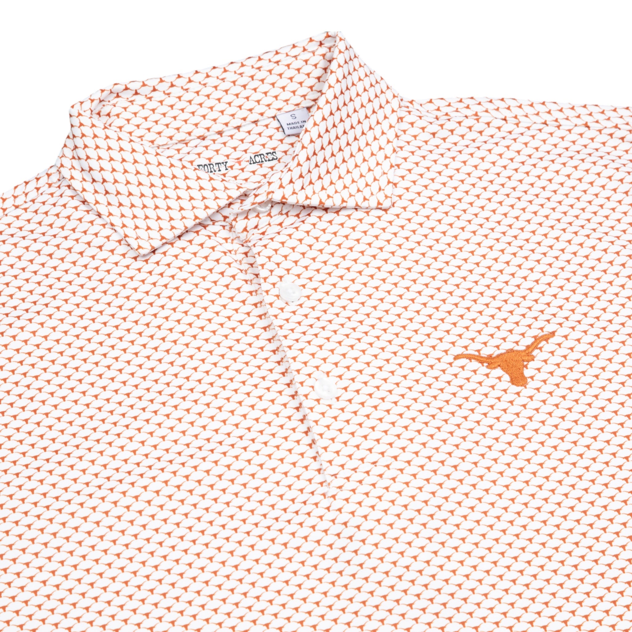 Forty Acres Texas Longhorns AOP Ecotec Polo