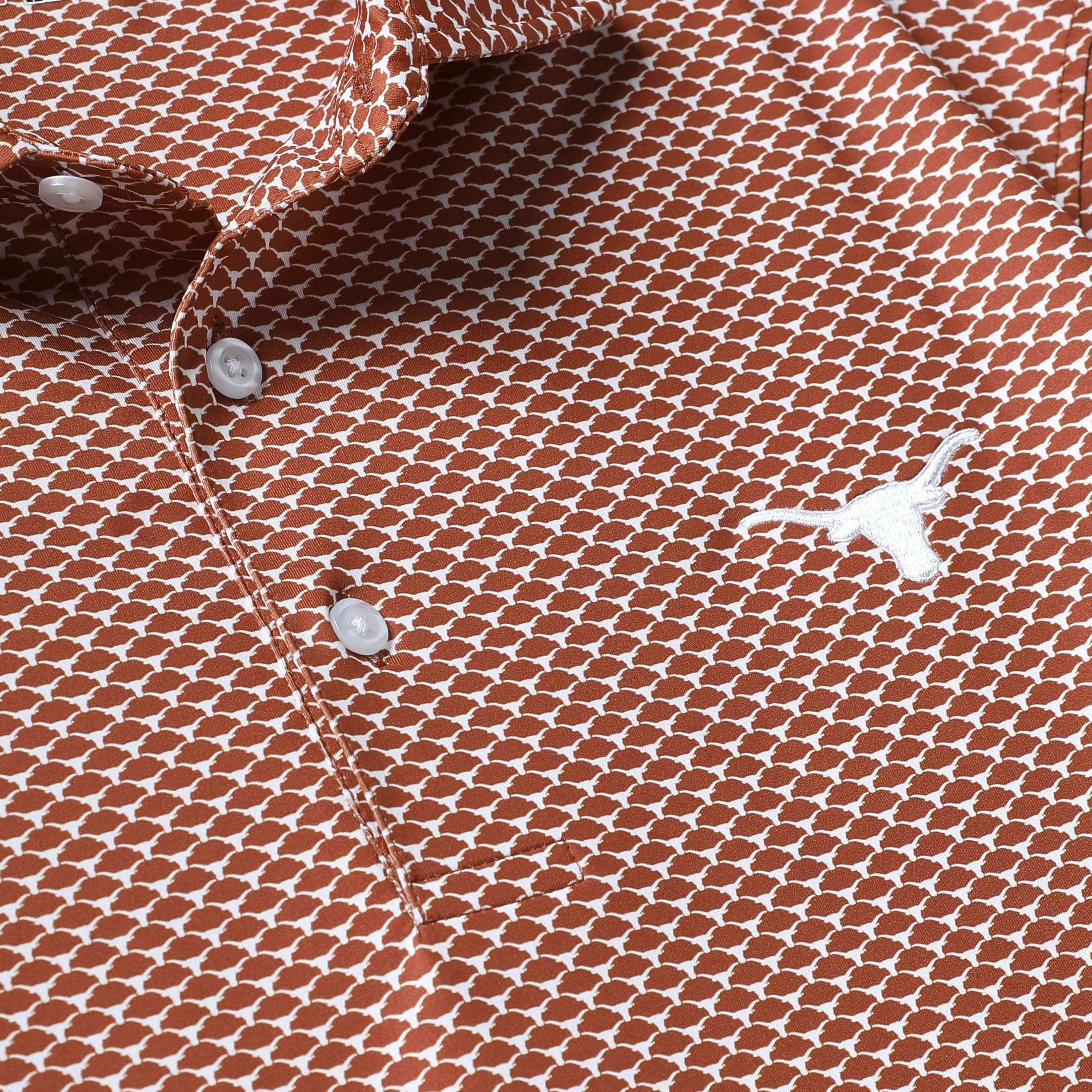 Forty Acres Texas Longhorns AOP Ecotec Polo
