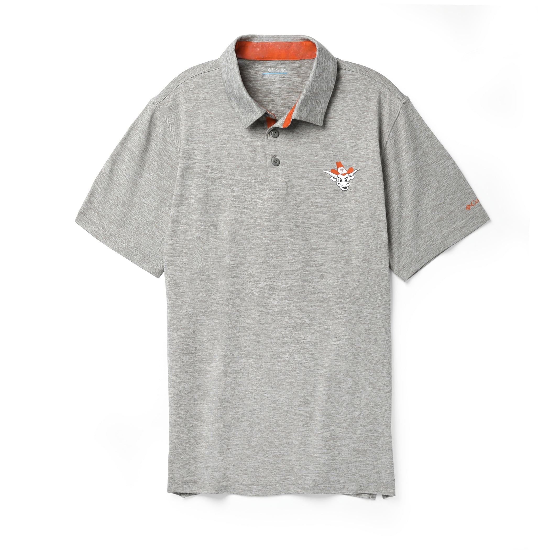 Columbia Texas Longhorns Vault Tech Trail Polo