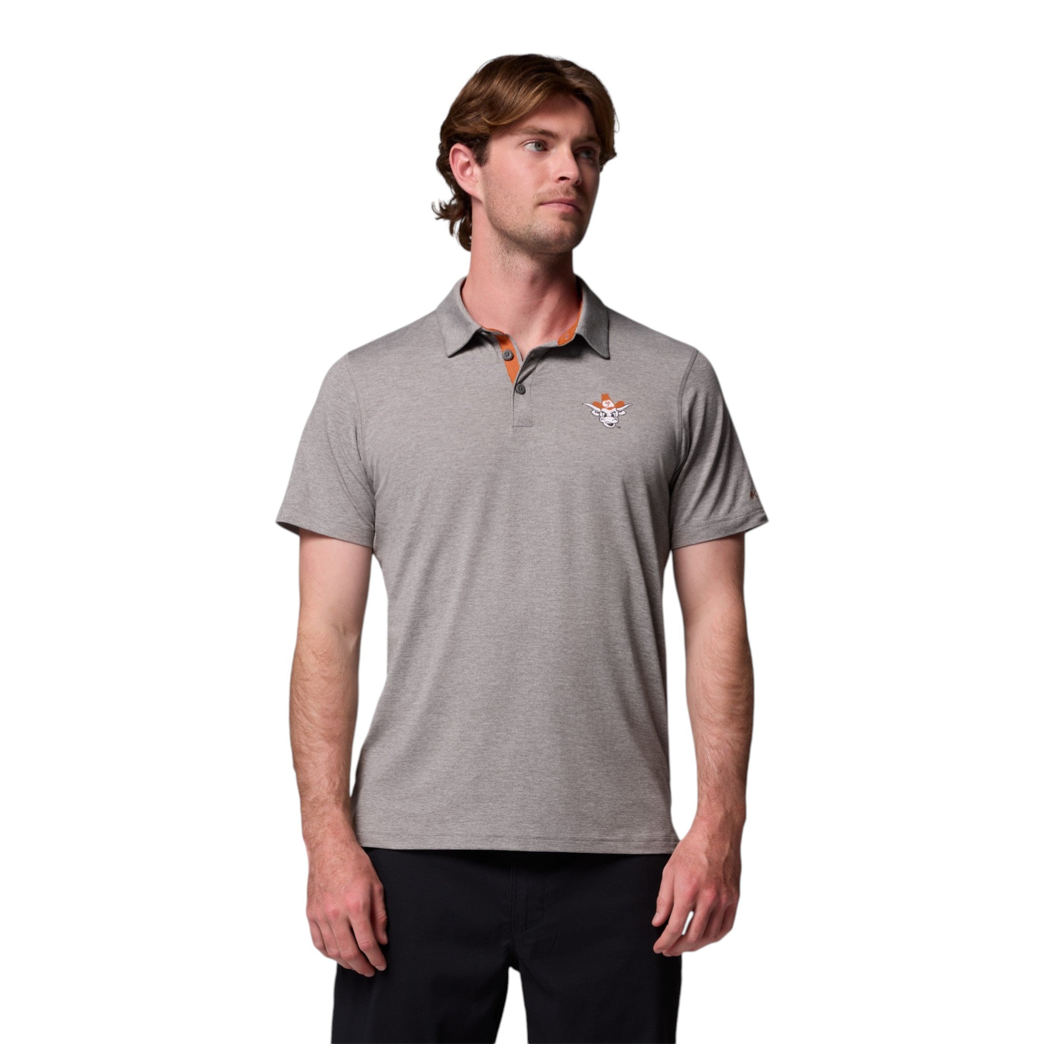 Columbia Texas Longhorns Vault Tech Trail Polo