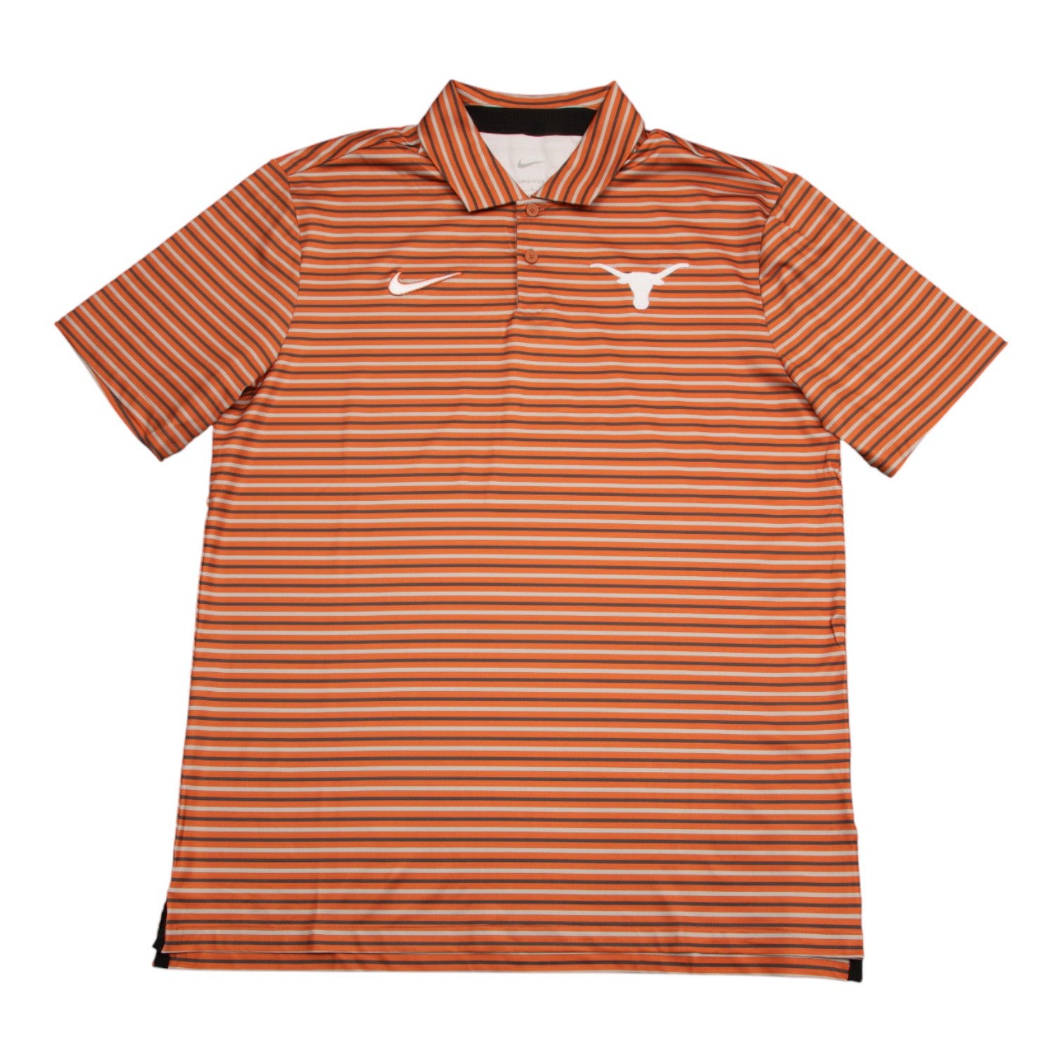 Nike Texas Longhorns Coaches Premium Striped Polo