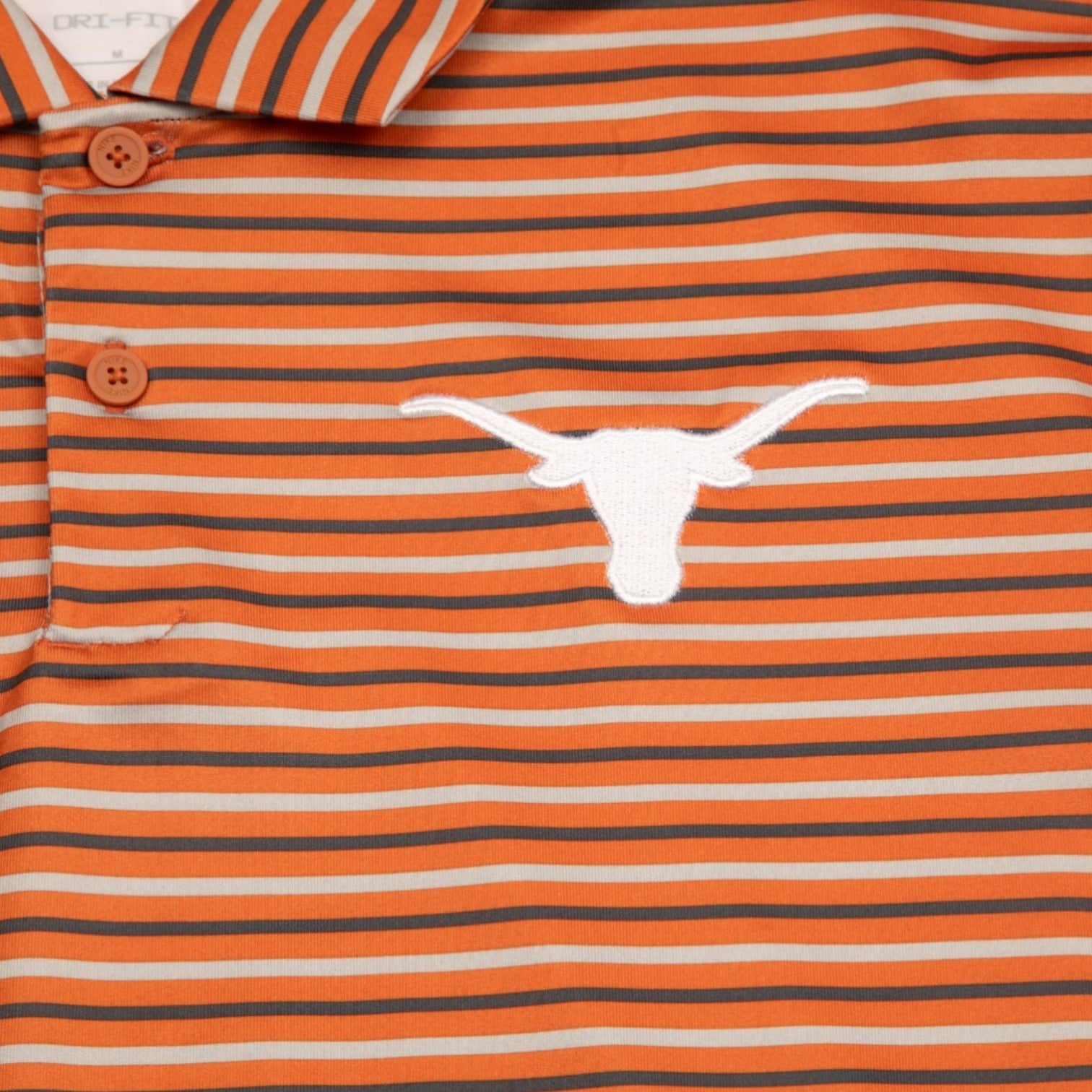 Nike Texas Longhorns Coaches Premium Striped Polo