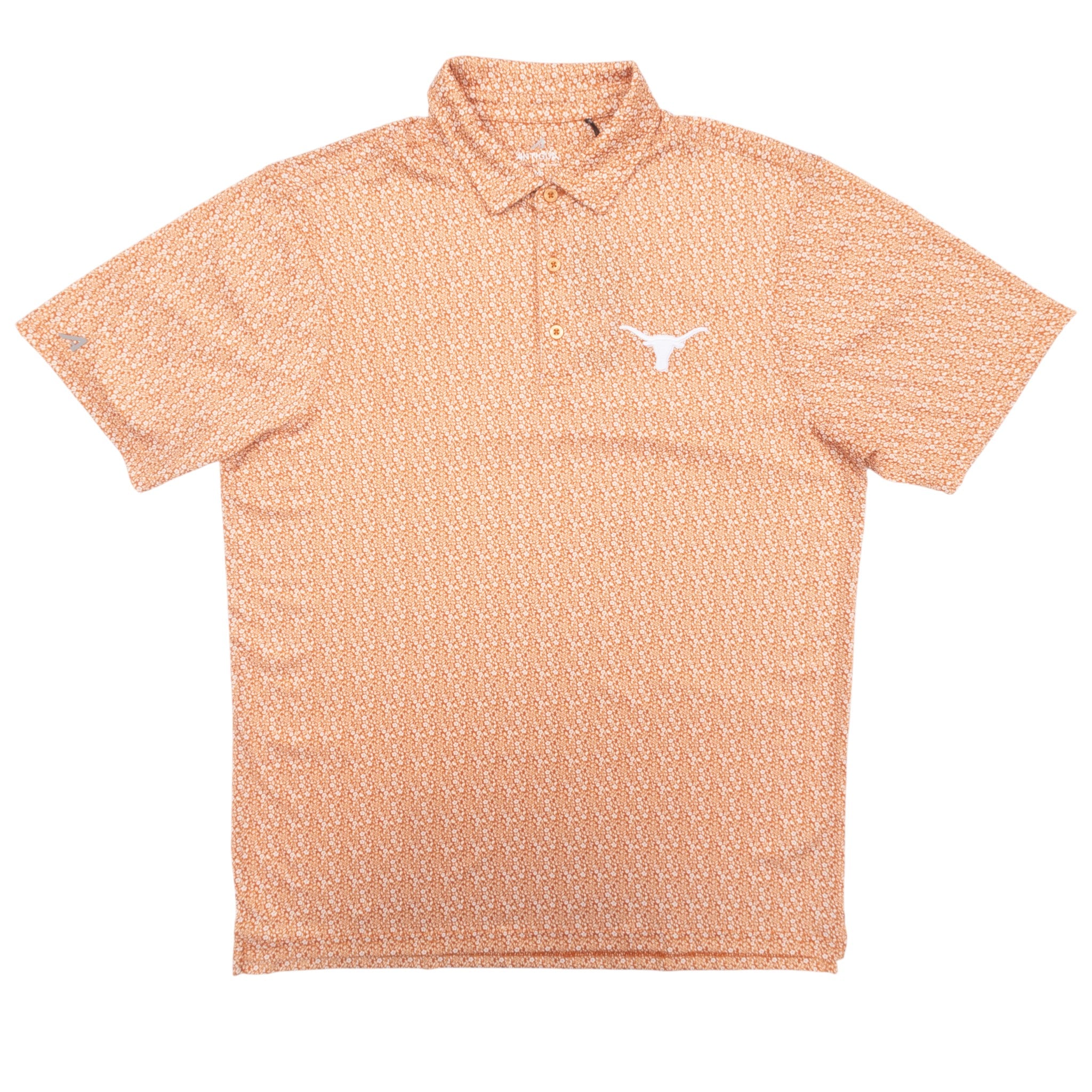 Antigua Texas Longhorns Botanic Polo Burnt Orange