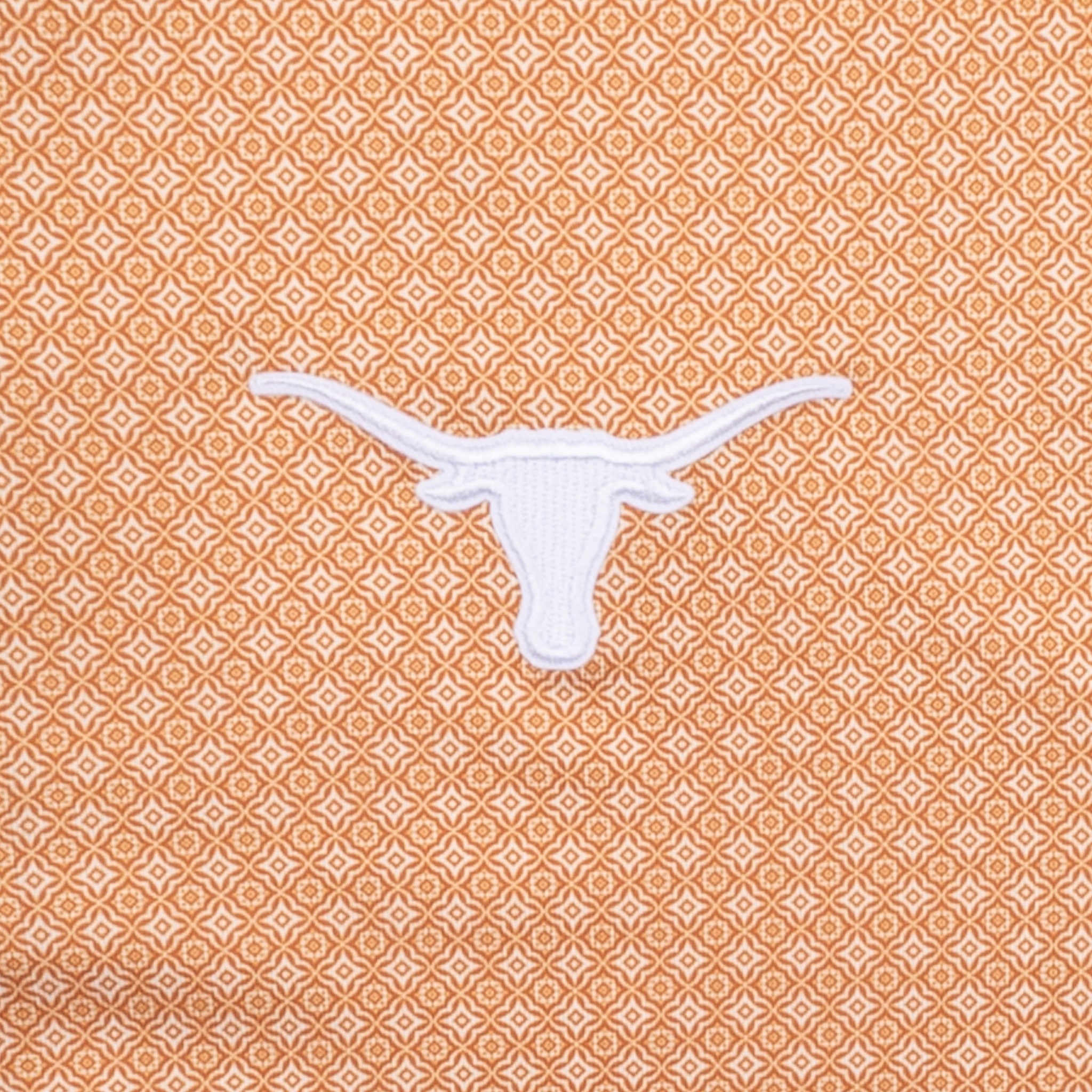 Antigua Texas Longhorns Mosaic Polo Burnt Orange