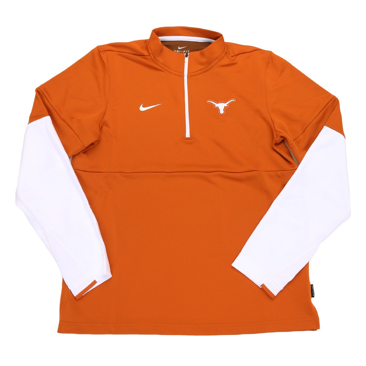 Nike Texas Longhorns Sideline Therma-FIT Half-Zip Pullover