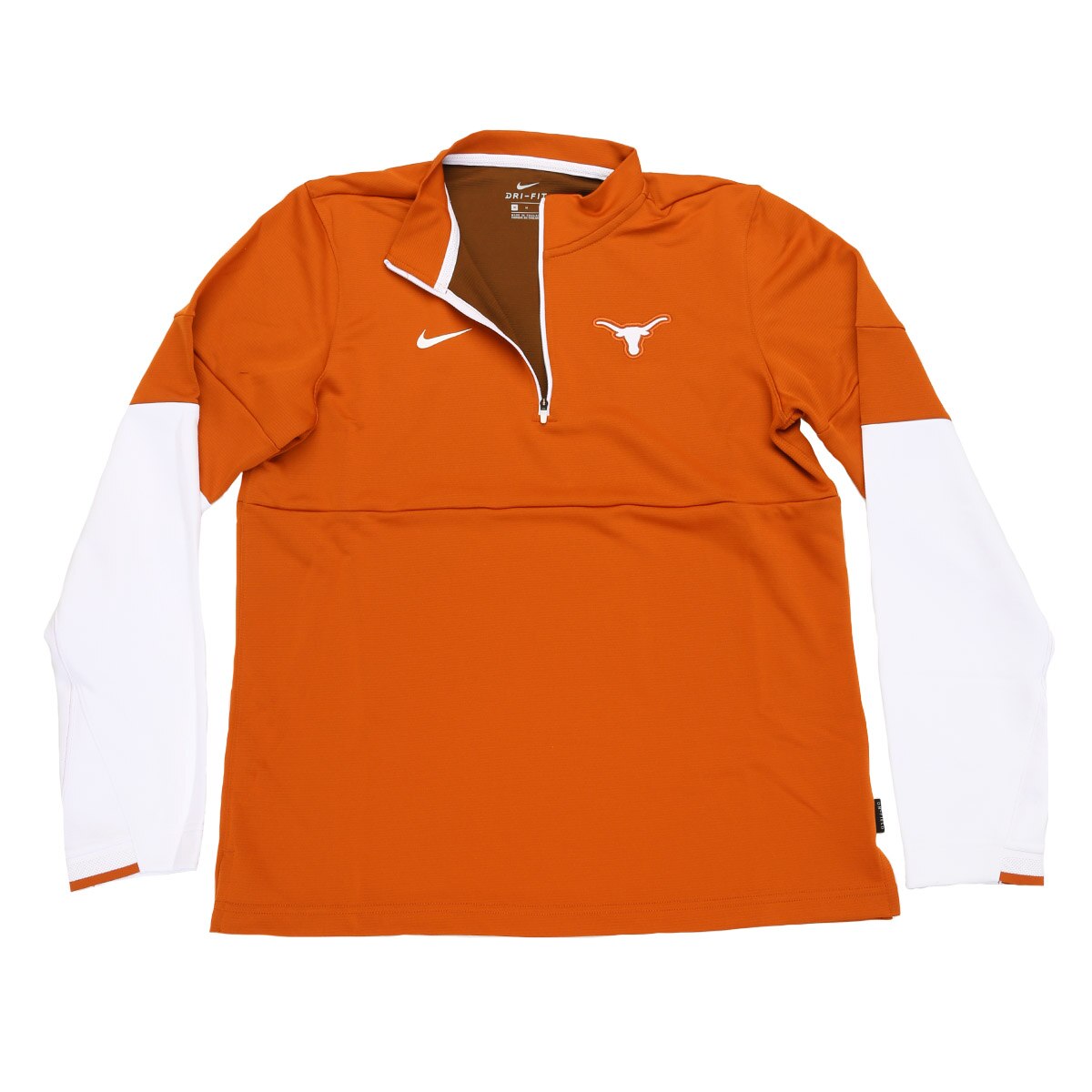 Nike Texas Longhorns Sideline Therma-FIT Half-Zip Pullover
