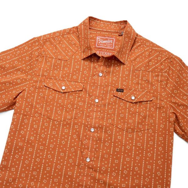 Howler Brothers Texas Longhorns Stars H-Bar B Snapshirt