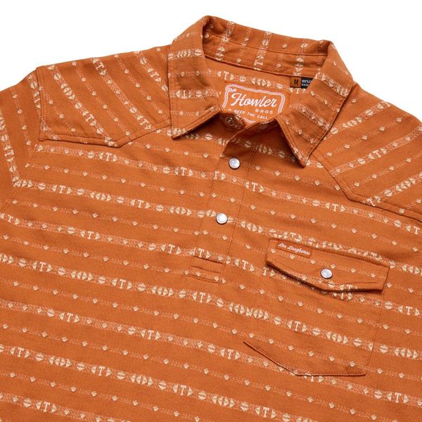 Howler Brothers Texas Longhorns Ranchero Jacquard Polo