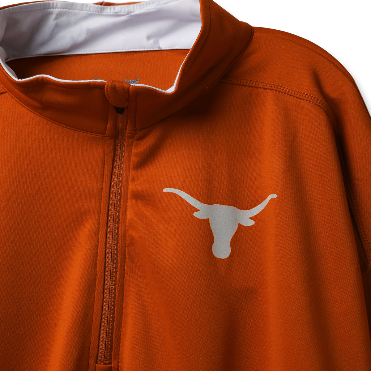 Extended Sizes Champion Texas Longhorns Left Chest Bevo Quarter Zip