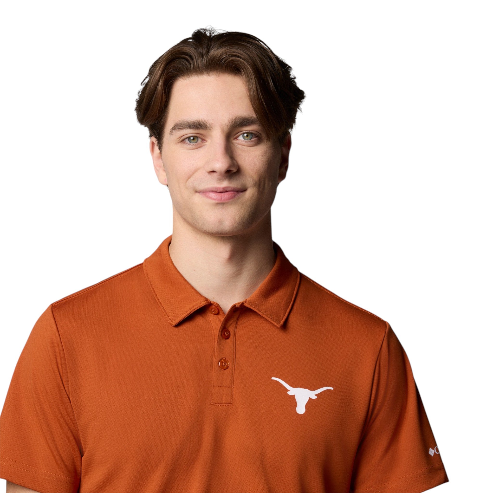 Columbia Texas Longhorns Fair Catch Polo Burnt Orange