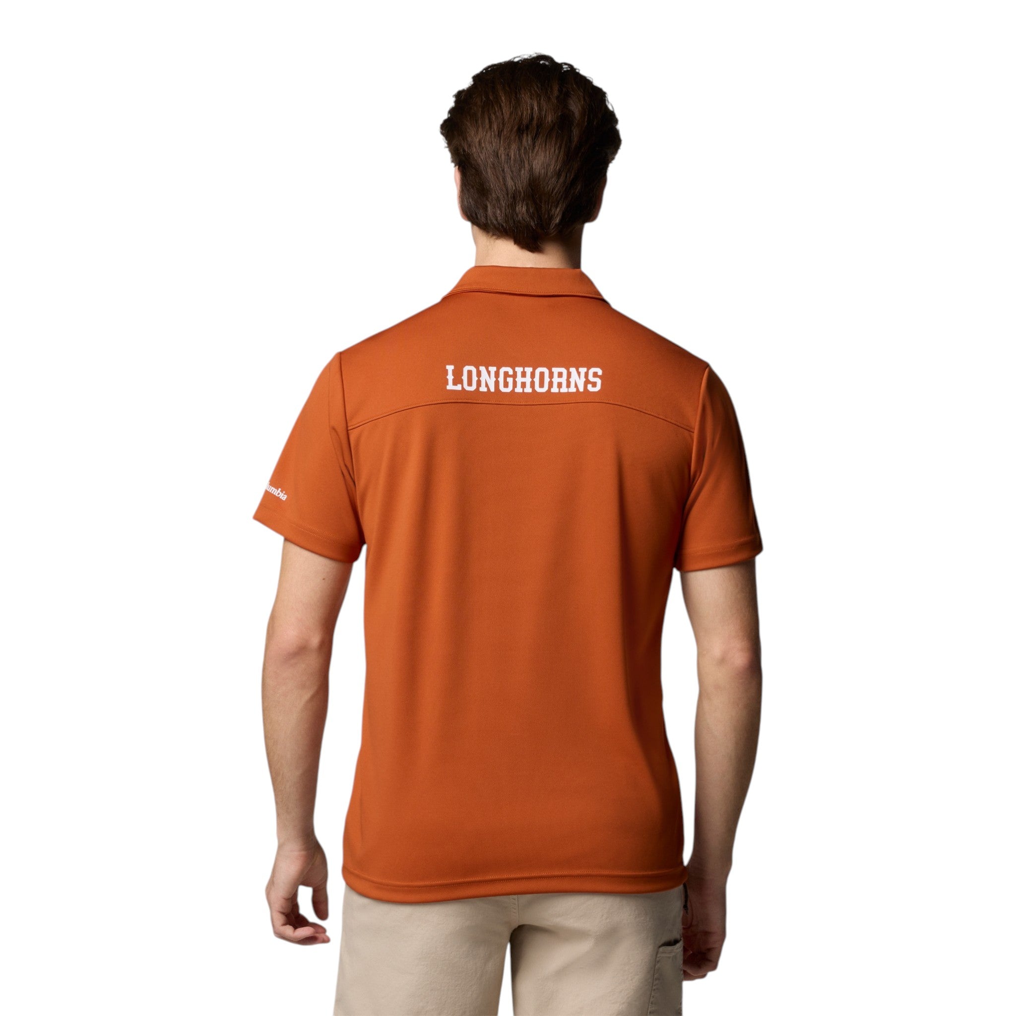 Columbia Texas Longhorns Fair Catch Polo Burnt Orange