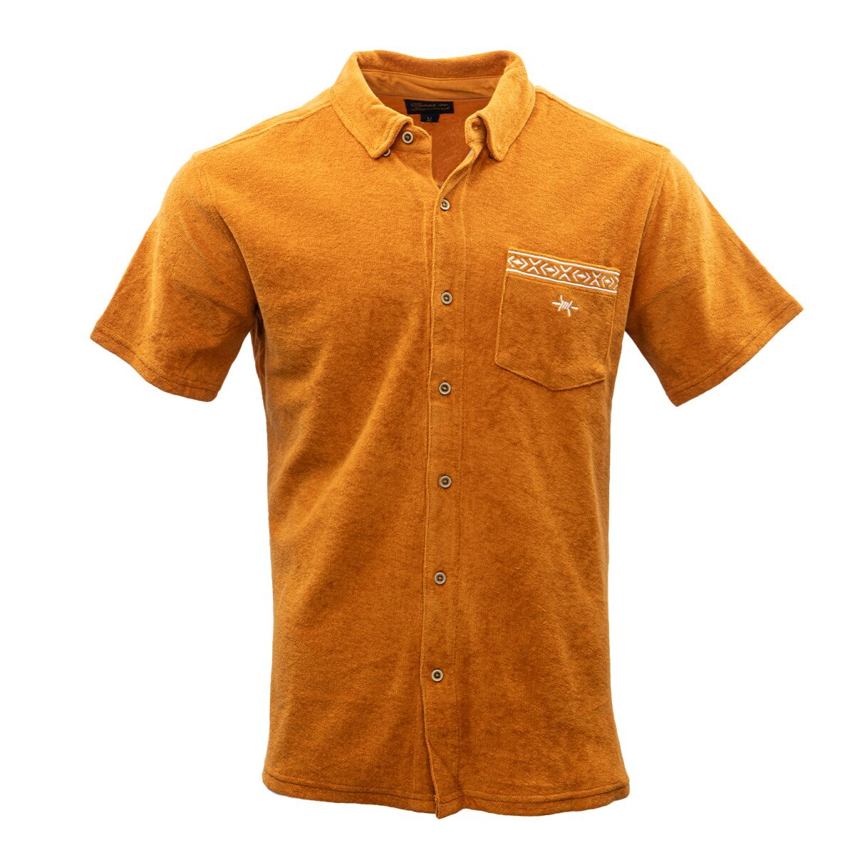 Burnt Orange Terlingua Terry Cloth Shirt
