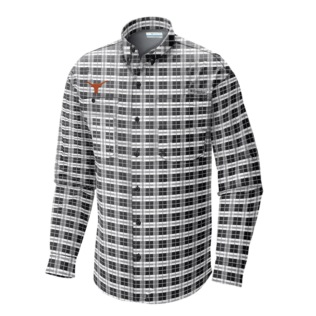 Columbia Texas Longhorns Super Tamiami Long Sleeve Shirt