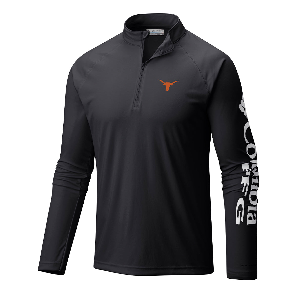 Columbia Texas Longhorns Terminal Tackle 1/4 Zip