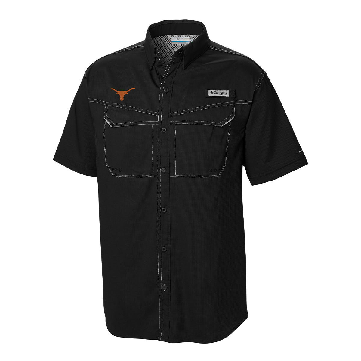 Columbia Texas Longhorns PFG Low Drag Offshore™ Short Sleeve Shirt