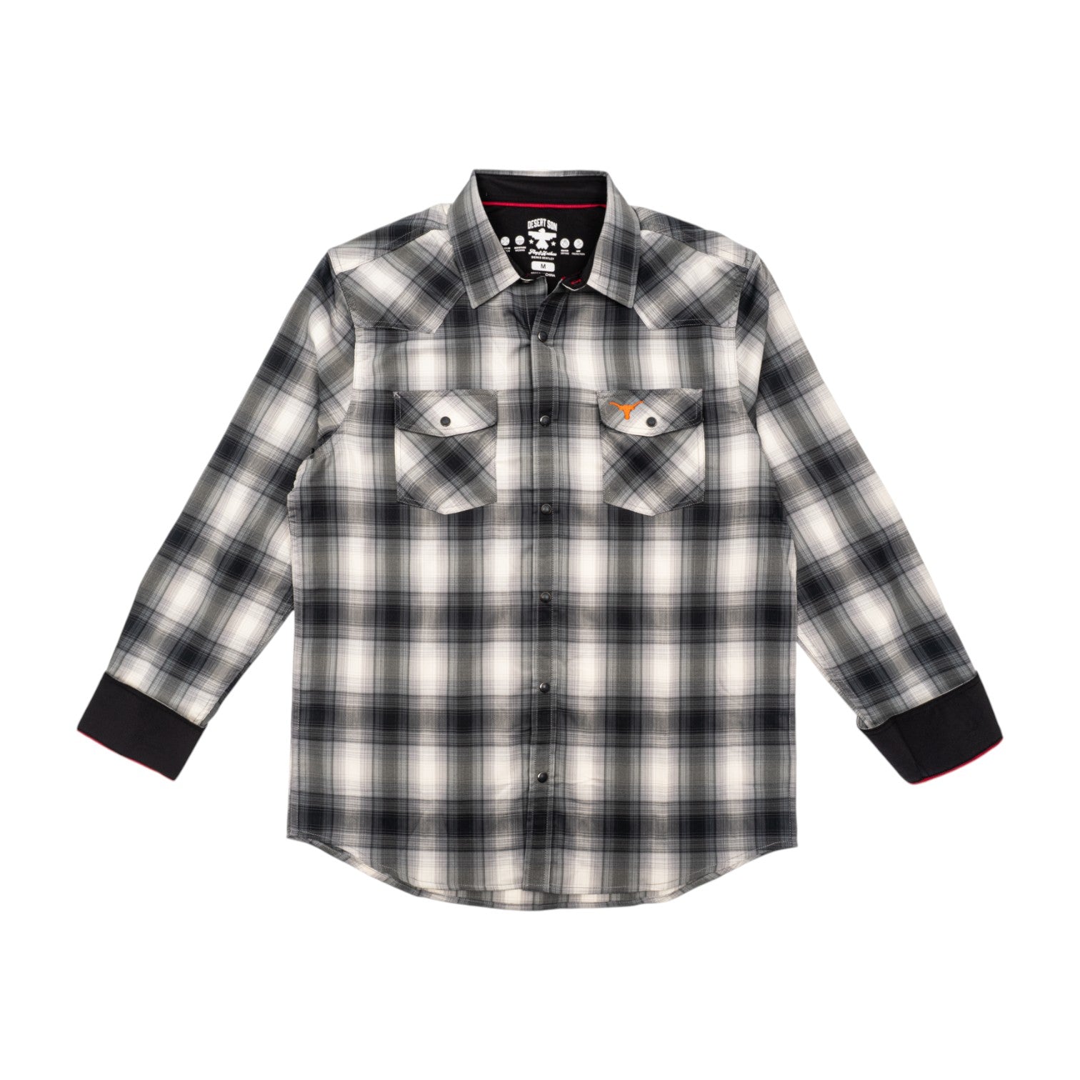 Texas Longhorns Breckenridge Western Long Sleeve Shirt