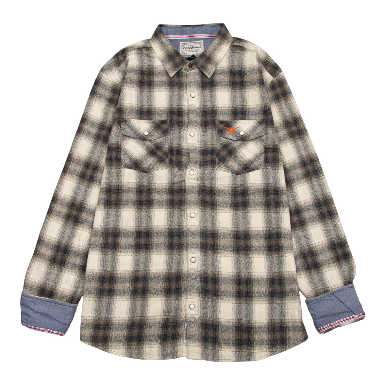 Texas Longhorns Alma Vintage Wash Flannel