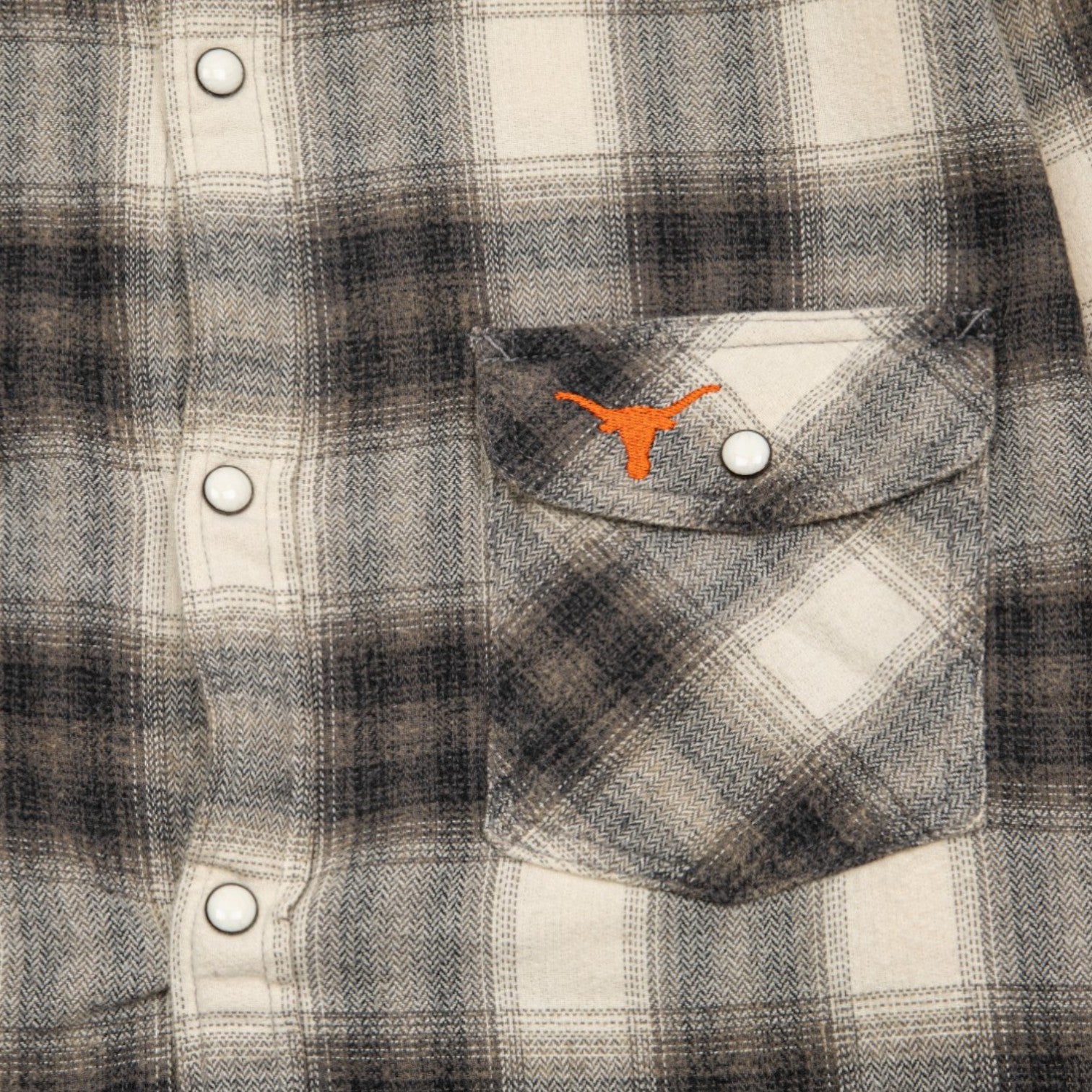 Texas Longhorns Alma Vintage Wash Flannel
