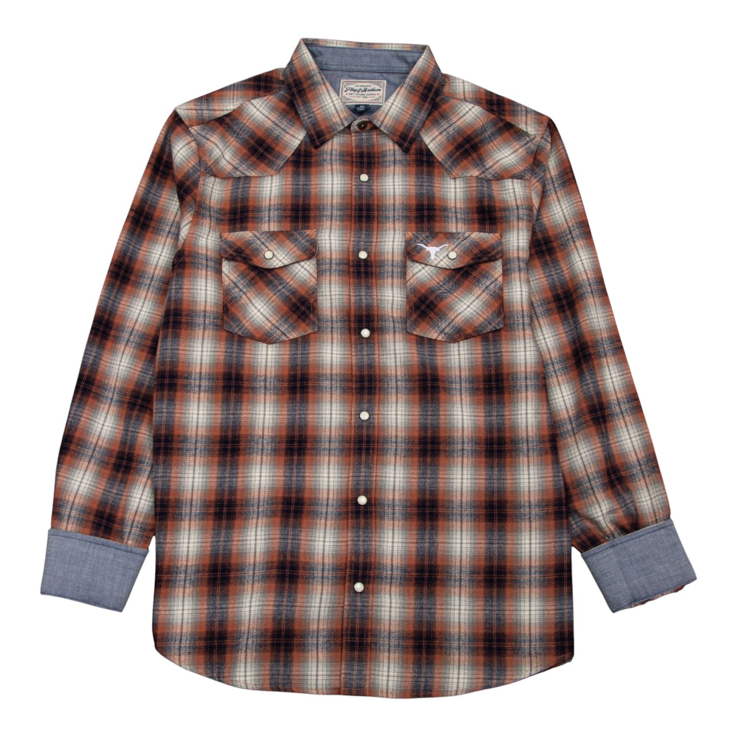 Texas Longhorns Franklin Western Flannel Shirt